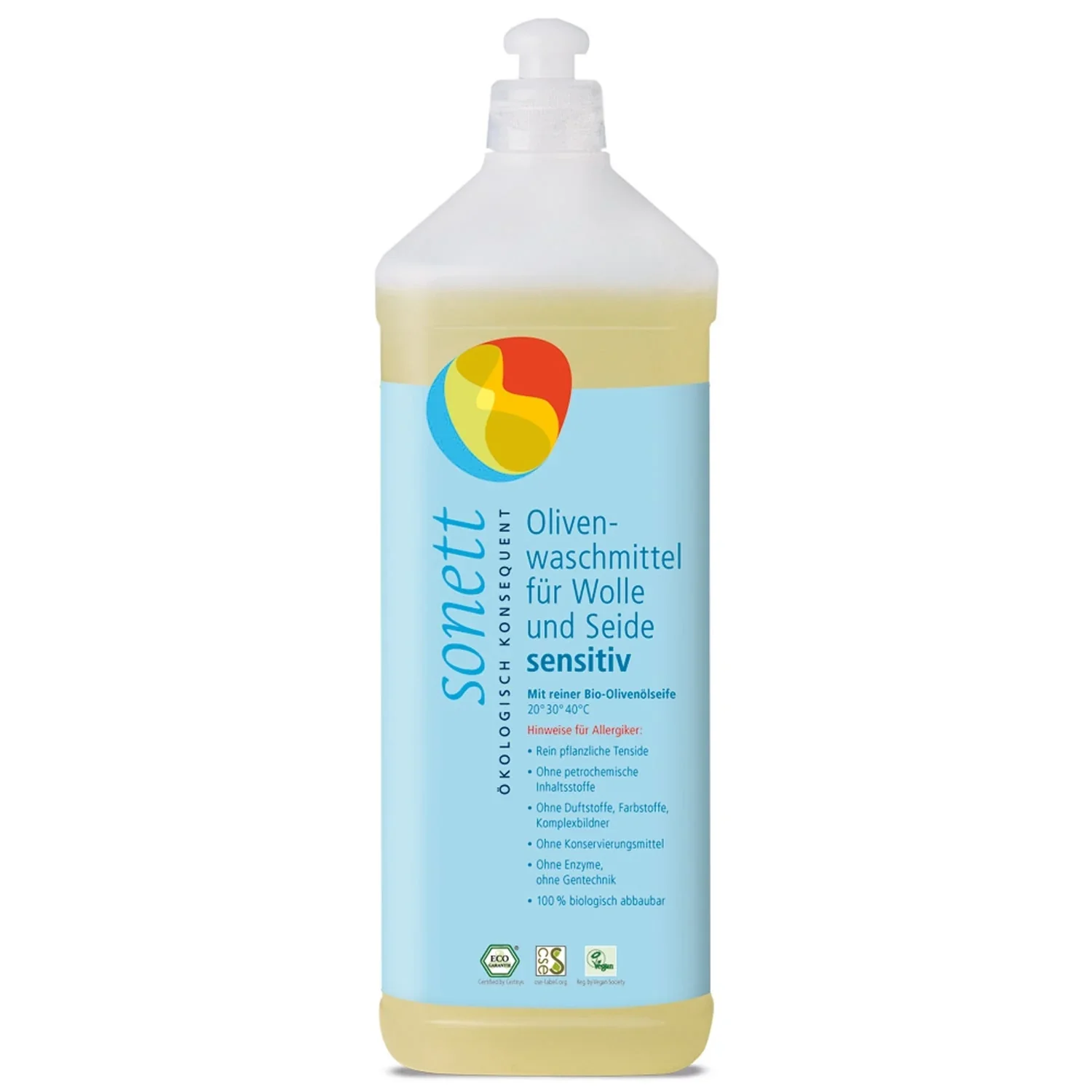 "Lessive liquide laine soie, 1 litre, lessive linge délicat, lessive douce image"