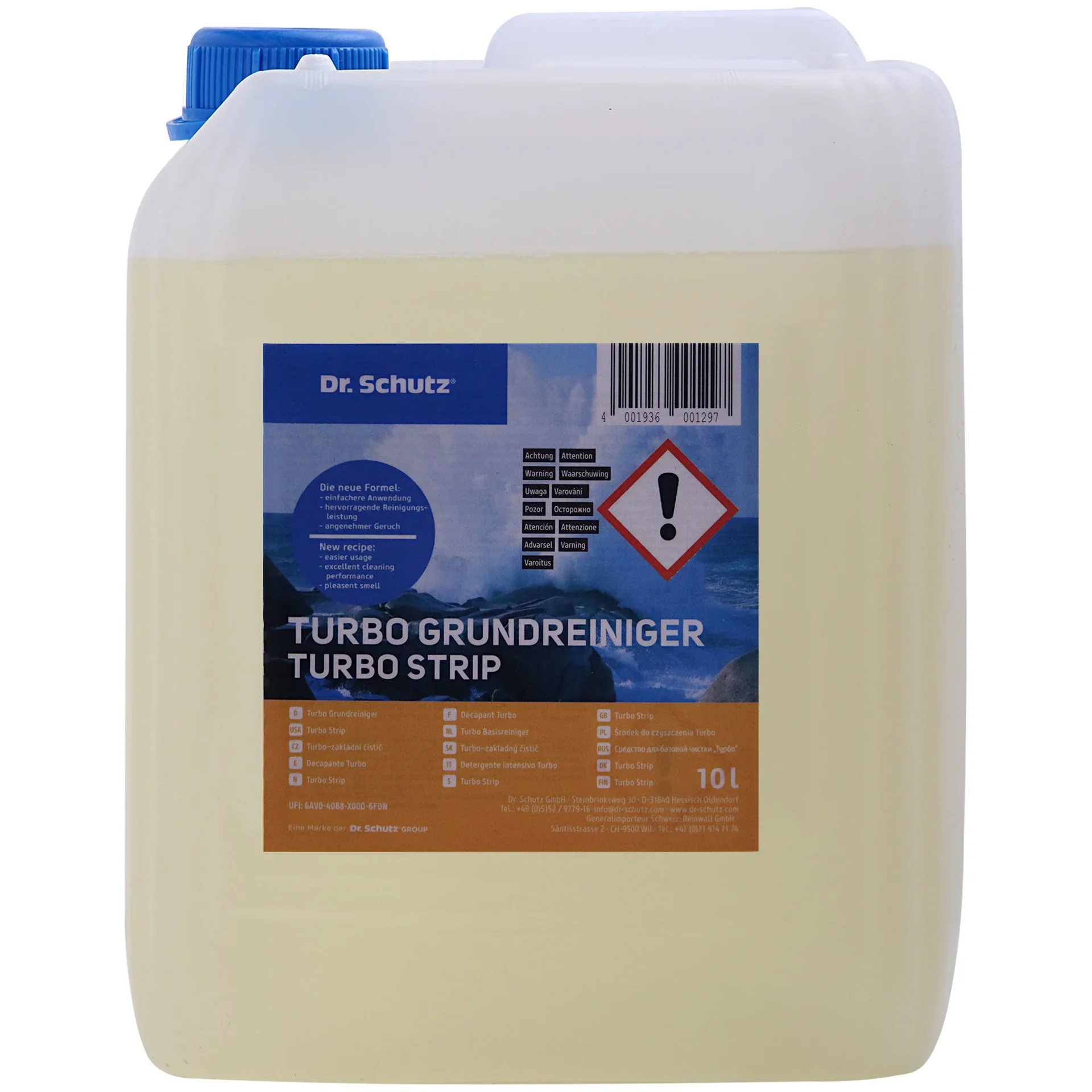 "Nettoyant puissant sol 10 Liter, nettoyant sol intensif, décapant sol image"