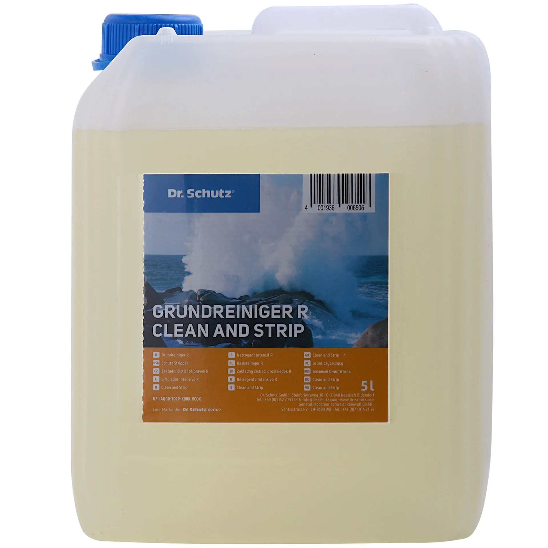 "Nettoyant sol professionnel 5 litres, nettoyant intensif, nettoyage de fond image"