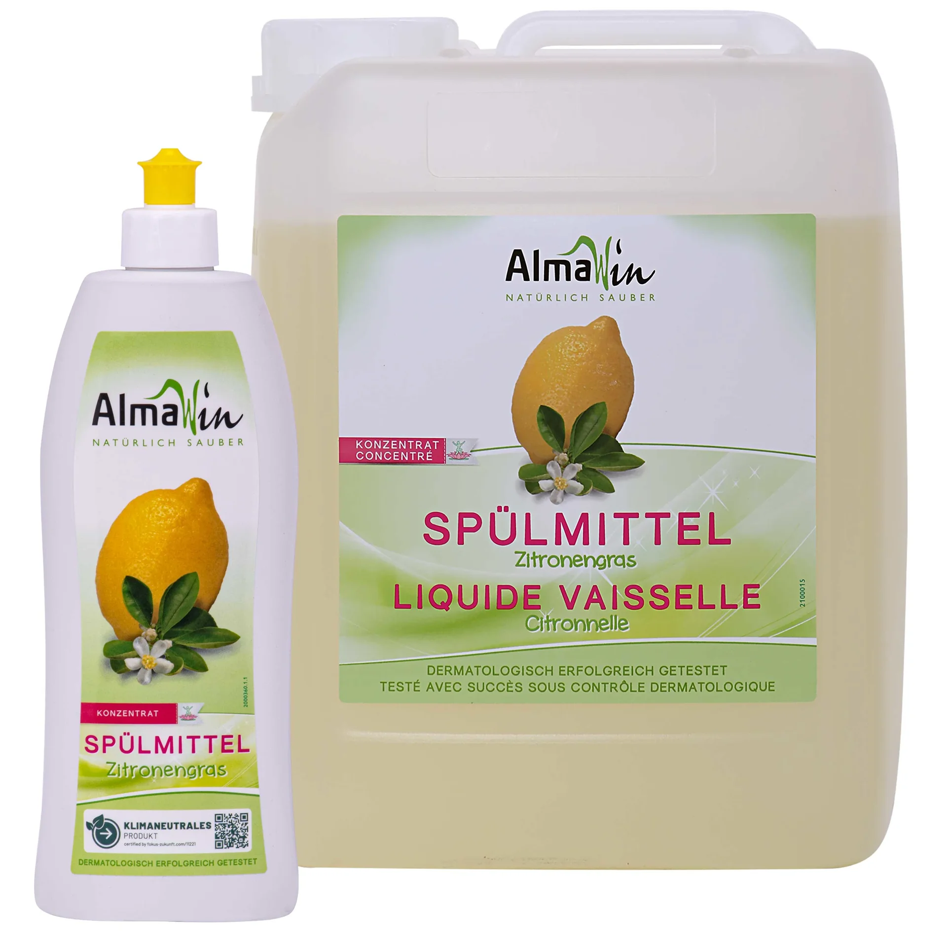 "Liquide vaisselle citronnelle, liquide vaisselle écologique, grand format image"