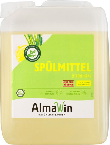 "Liquide vaisselle citronnelle 5 Liter, liquide vaisselle écologique 5l, nettoyant vaisselle citronnelle image"