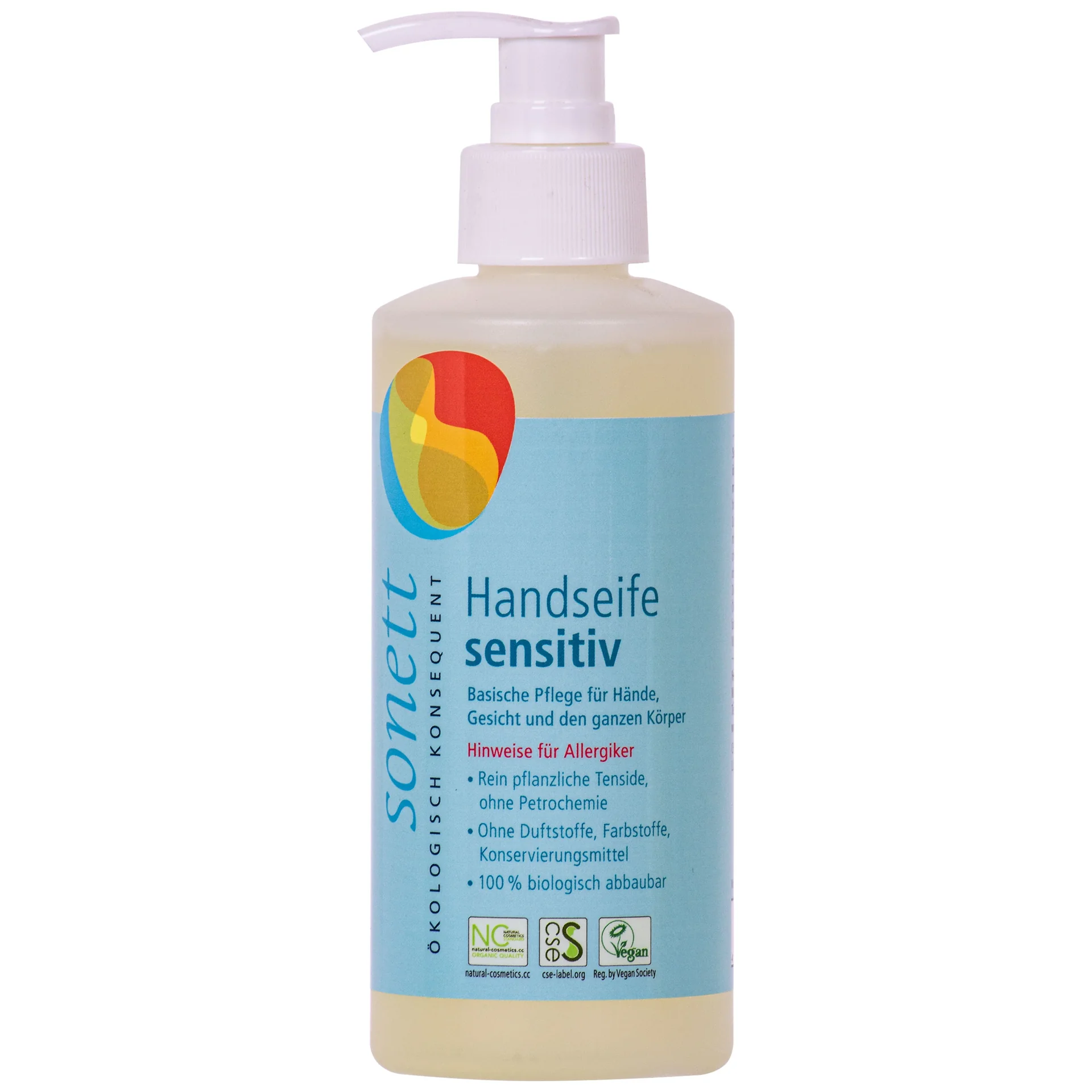 "Savon mains sensible 300ml, distributeur, savon mains doux, peau sensible image"