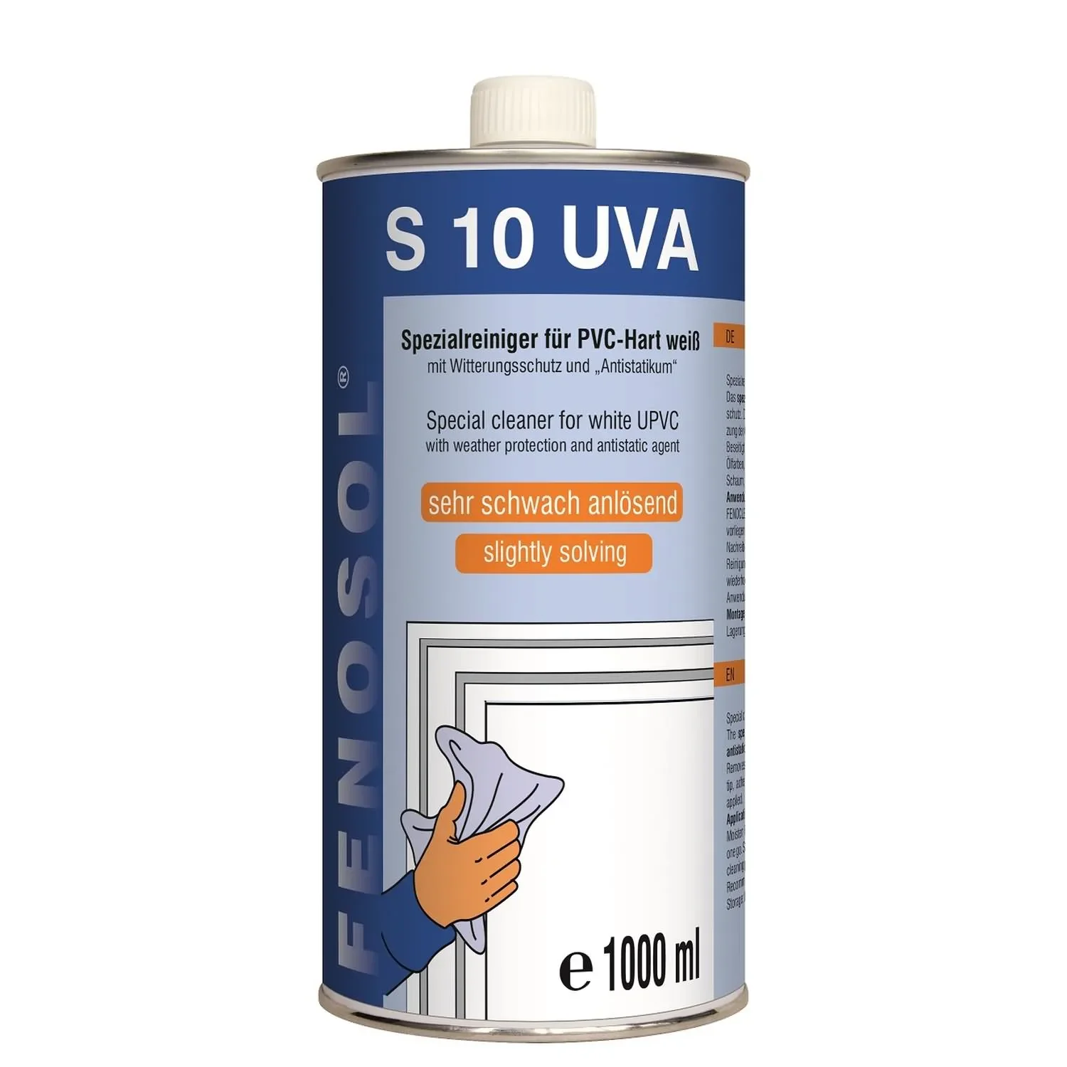"Nettoyant PVC, Nettoyant Fenêtre, Fenosol S 10 UVA, 1 Litre image"