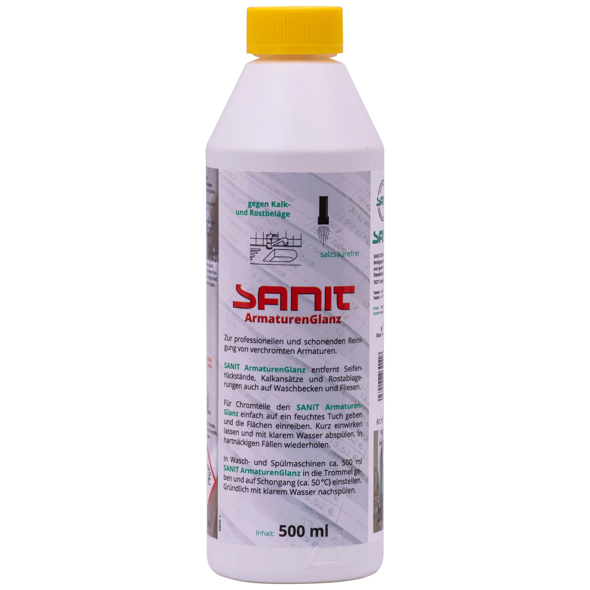 "Nettoyant robinetterie 500ml, anti calcaire, nettoyant salle de bain image"