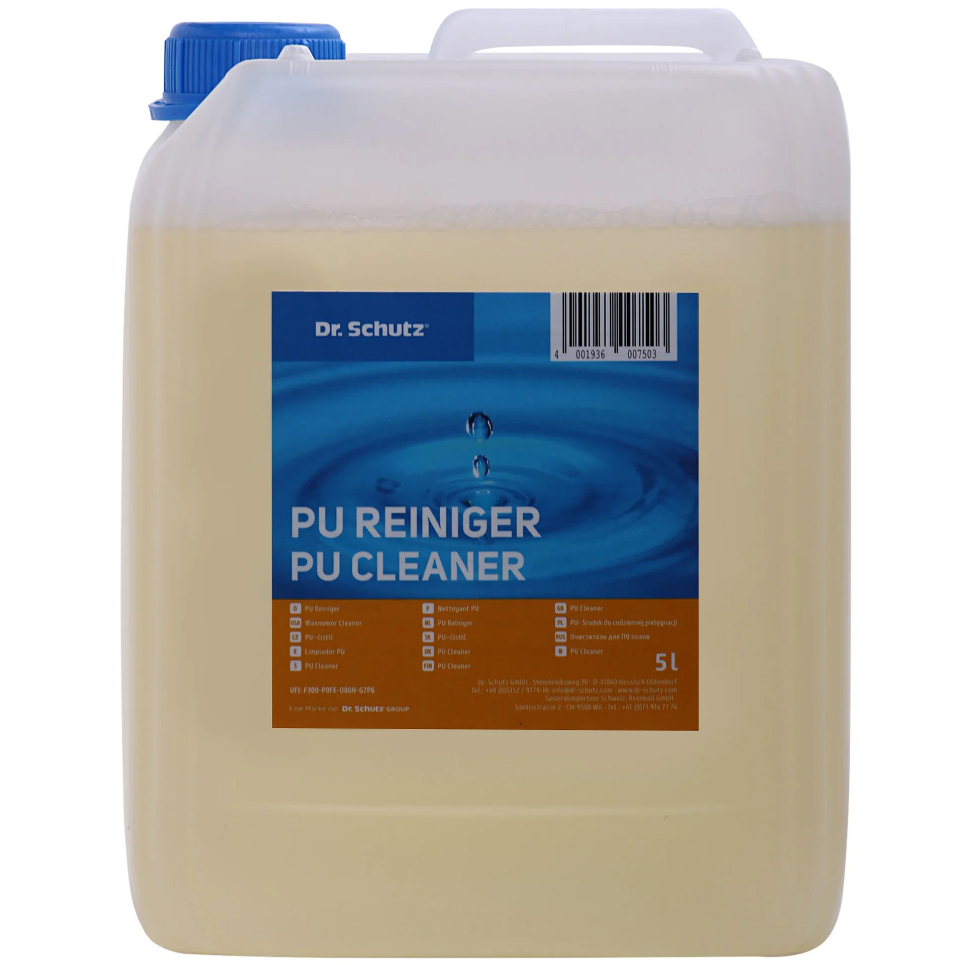 "Nettoyant PU 5L, Nettoyant Professionnel PU, pour sols PU, grand format image"