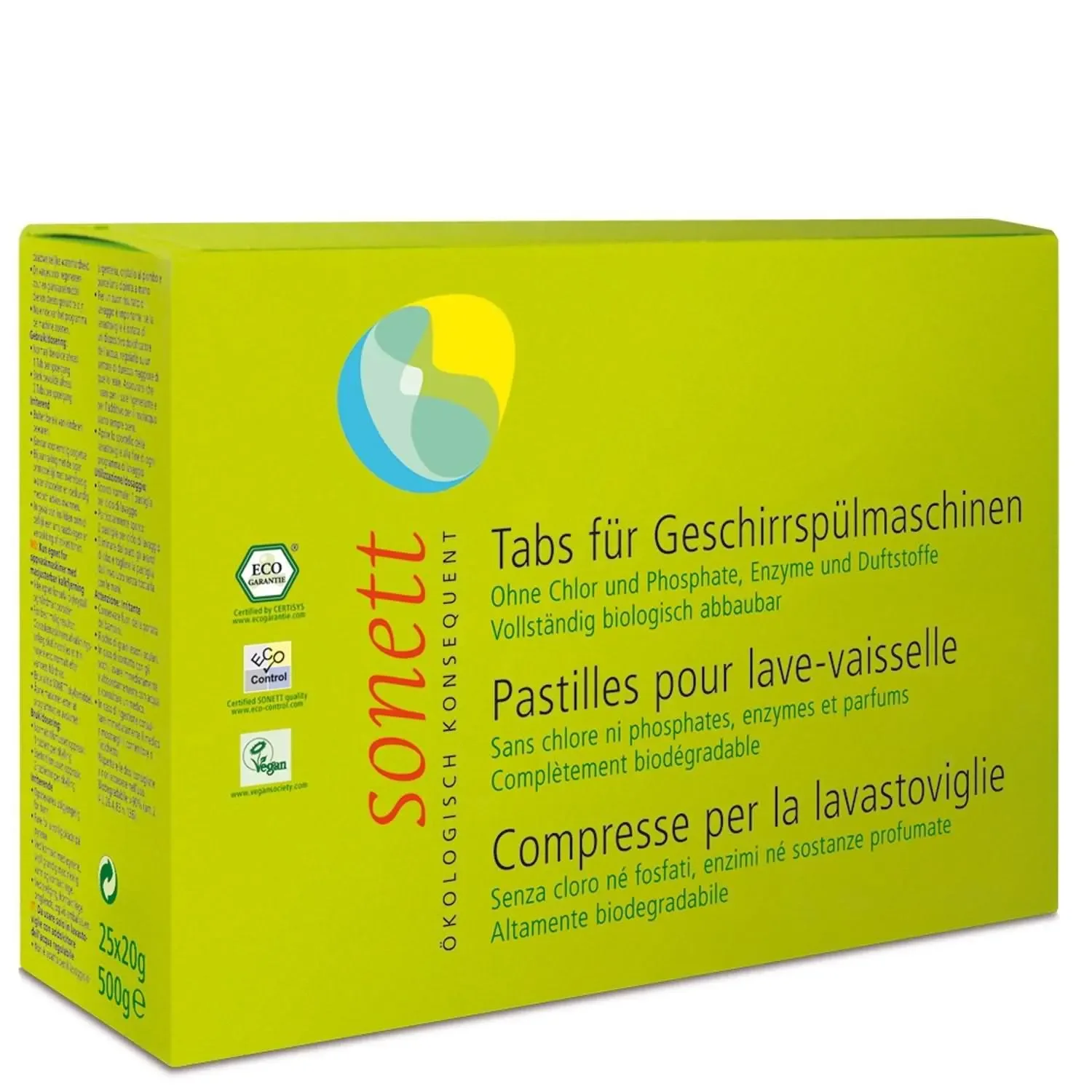 "Pastilles lave-vaisselle 500g, 25 x 20g, nettoyant lave vaisselle image"