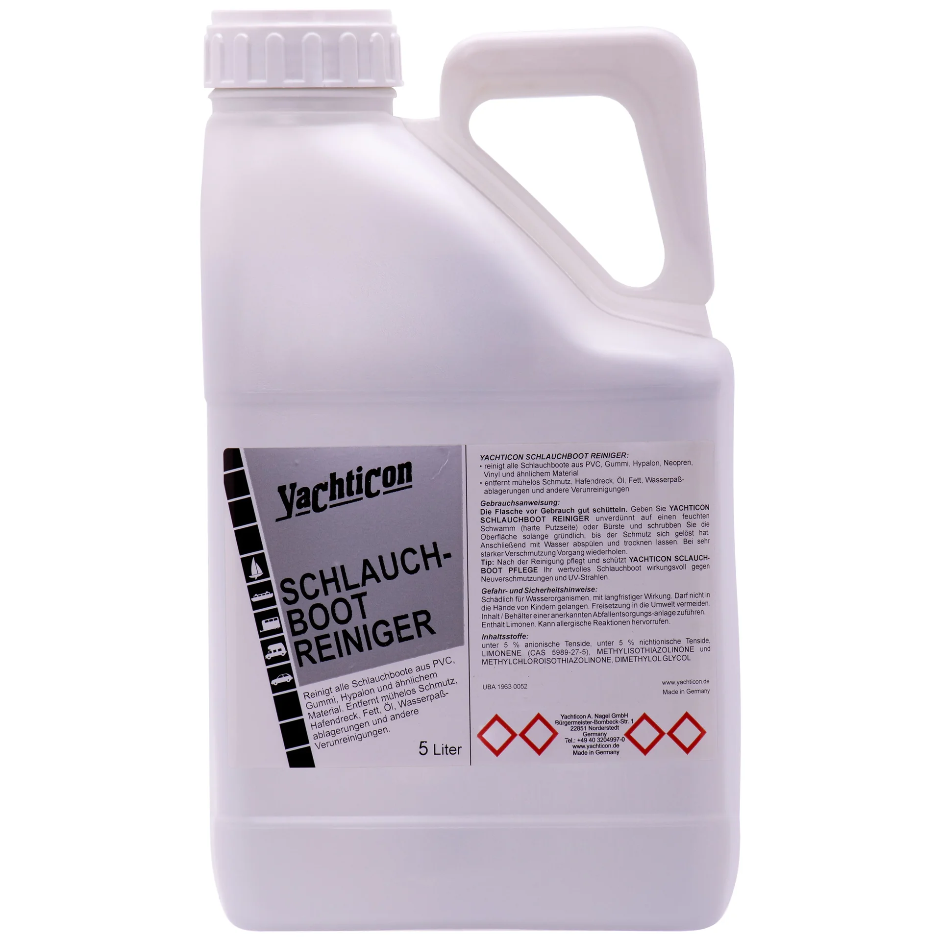 "Nettoyant bateau pneumatique 5 Liter, Nettoyage, entretien PVC image"
