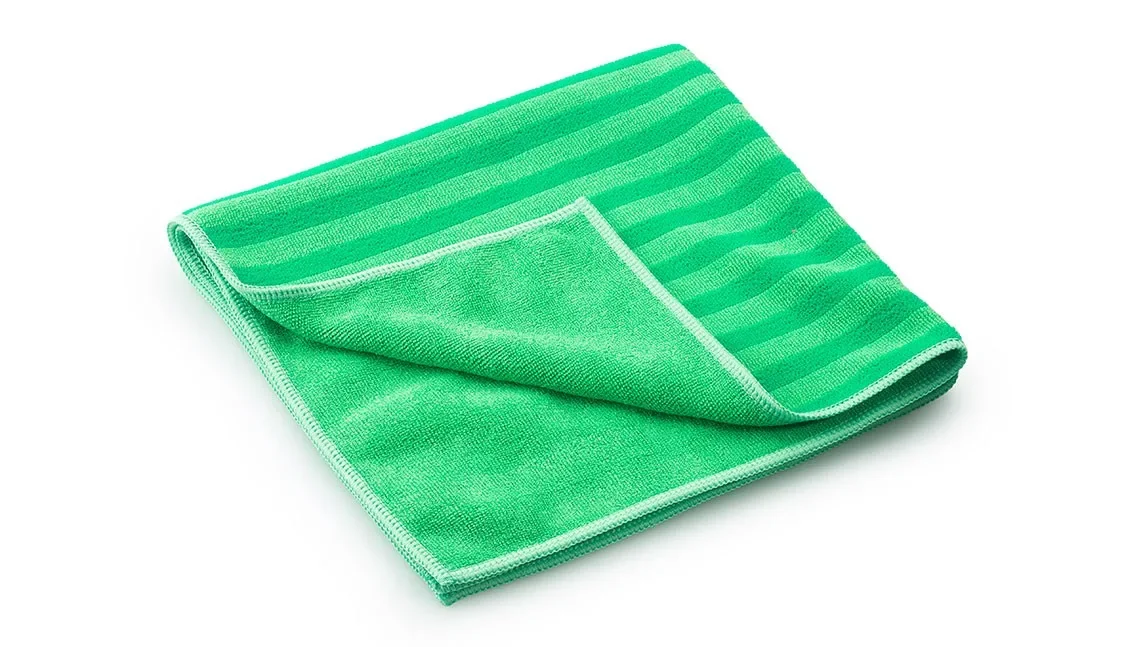"Chiffon microfibre 40 x 40cm, vert, lot de 10, chiffon nettoyage image"