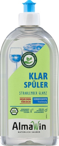 "Liquide de rinçage lave-vaisselle 500 ml, produit de rinçage écologique image"