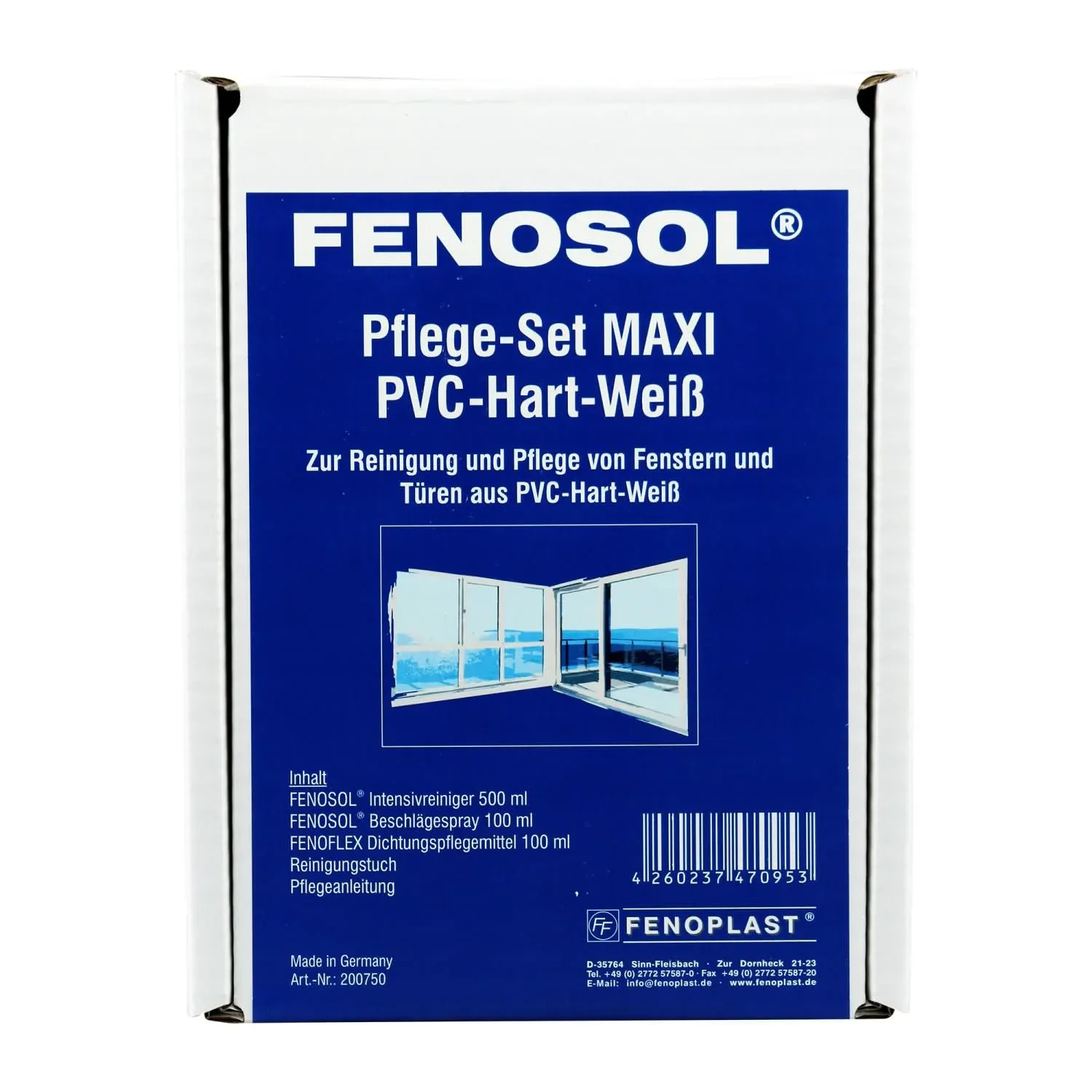 "Nettoyant PVC blanc, Kit entretien PVC, FENOSOL Pflege-Set PVC-Hart-weiß MAXI image"