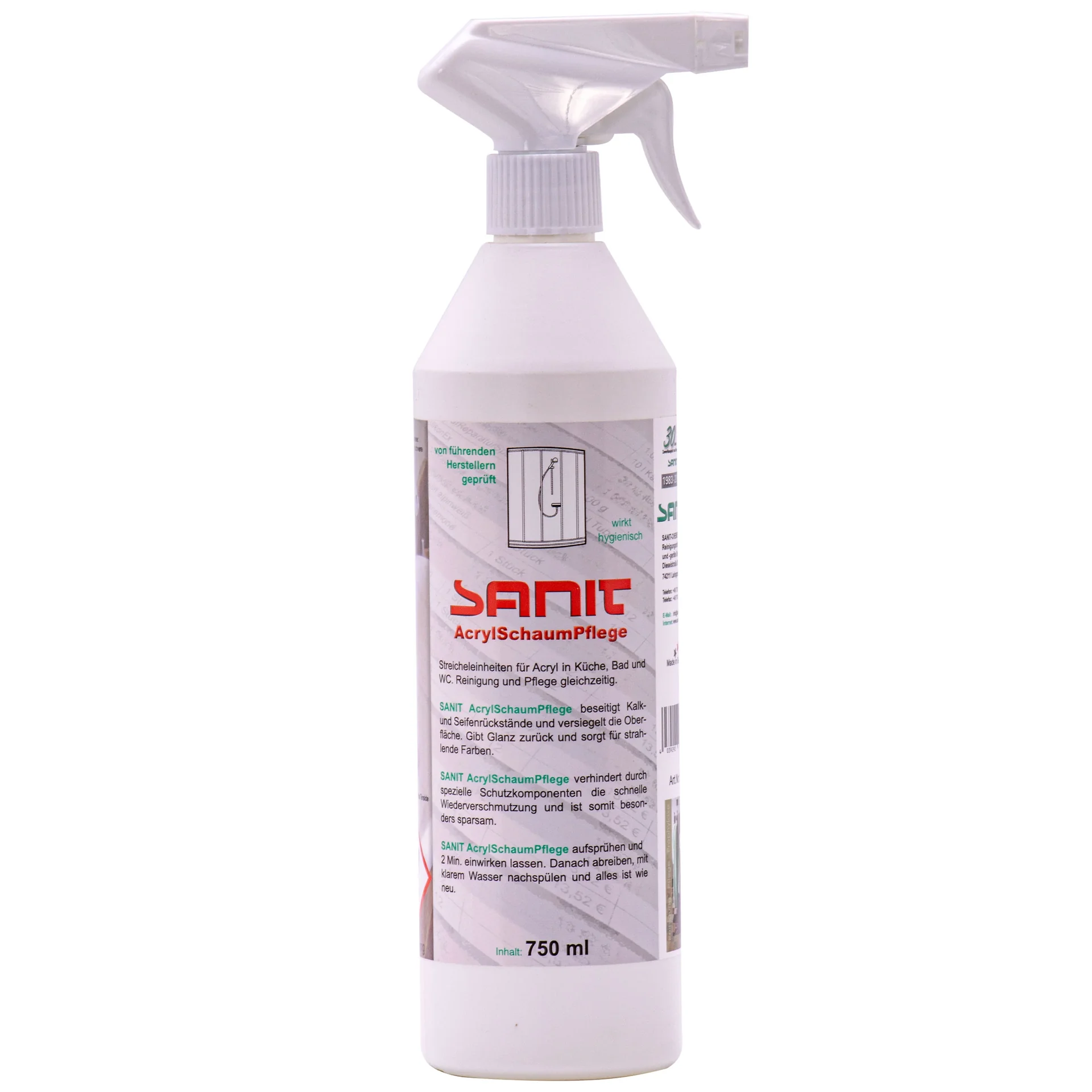 "Nettoyant mousse acrylique 750 ml, entretien mousse acrylique, nettoyage mousse expansive image"