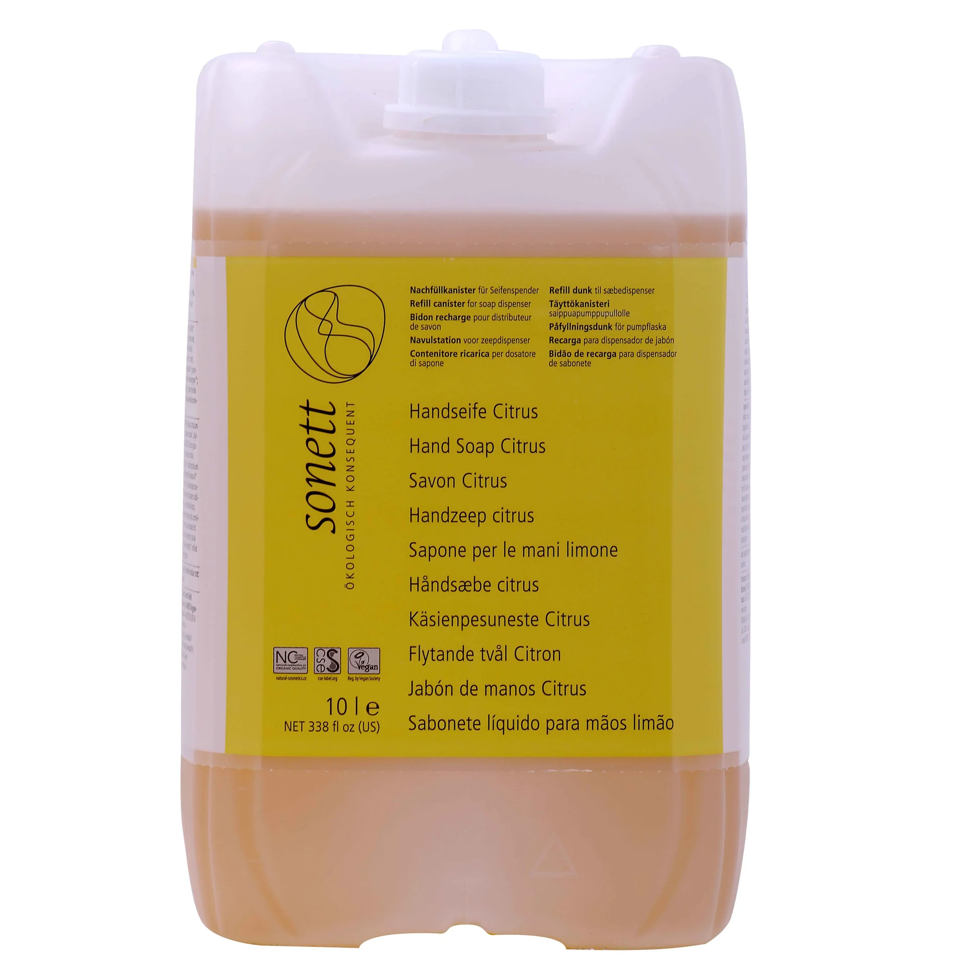 "Savon mains 10 litres, savon liquide agrumes image"