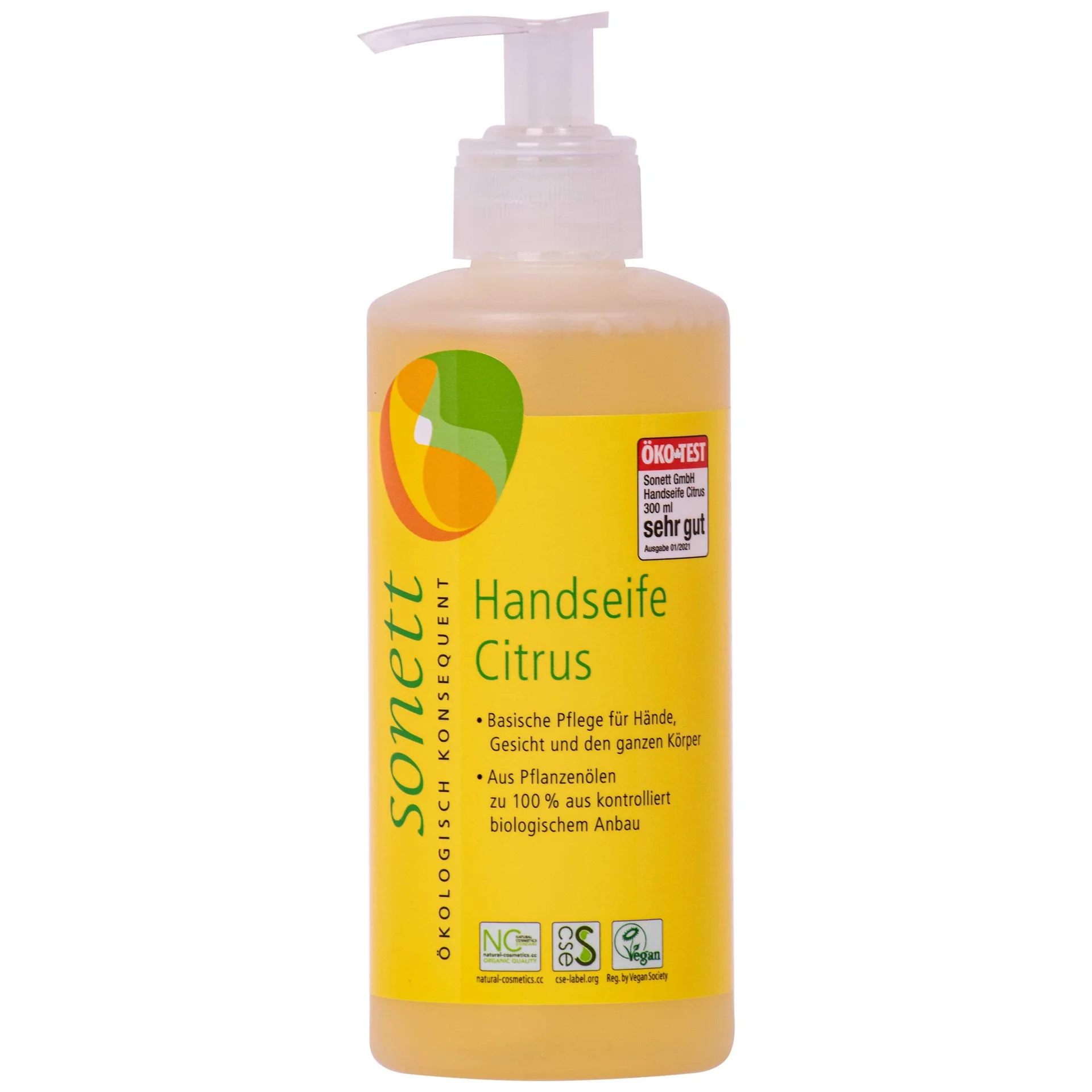 "Savon mains agrumes, savon liquide mains, distributeur 300ml image"