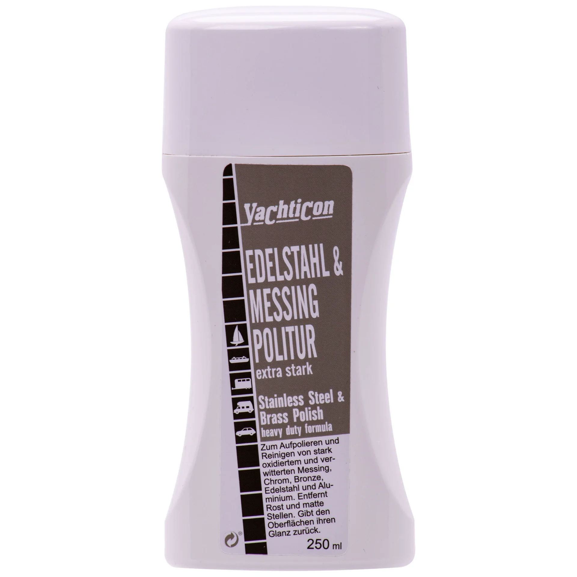 "Polissage acier inoxydable, Nettoyant inox, 250 ml extra fort, Polissage laiton image"