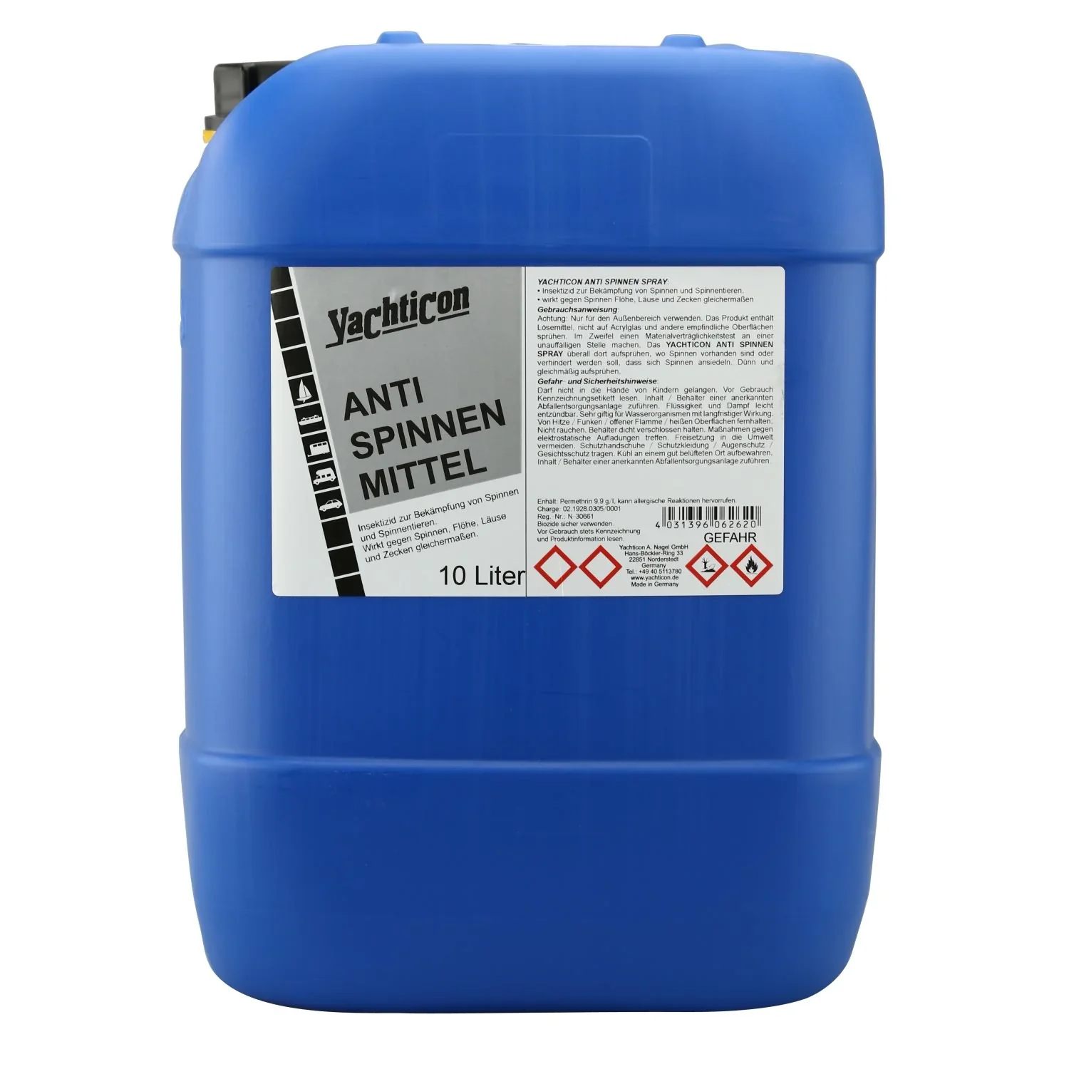 "Anti araignée bateau 10 Liter Kanister, repulsif araignée longue durée image"