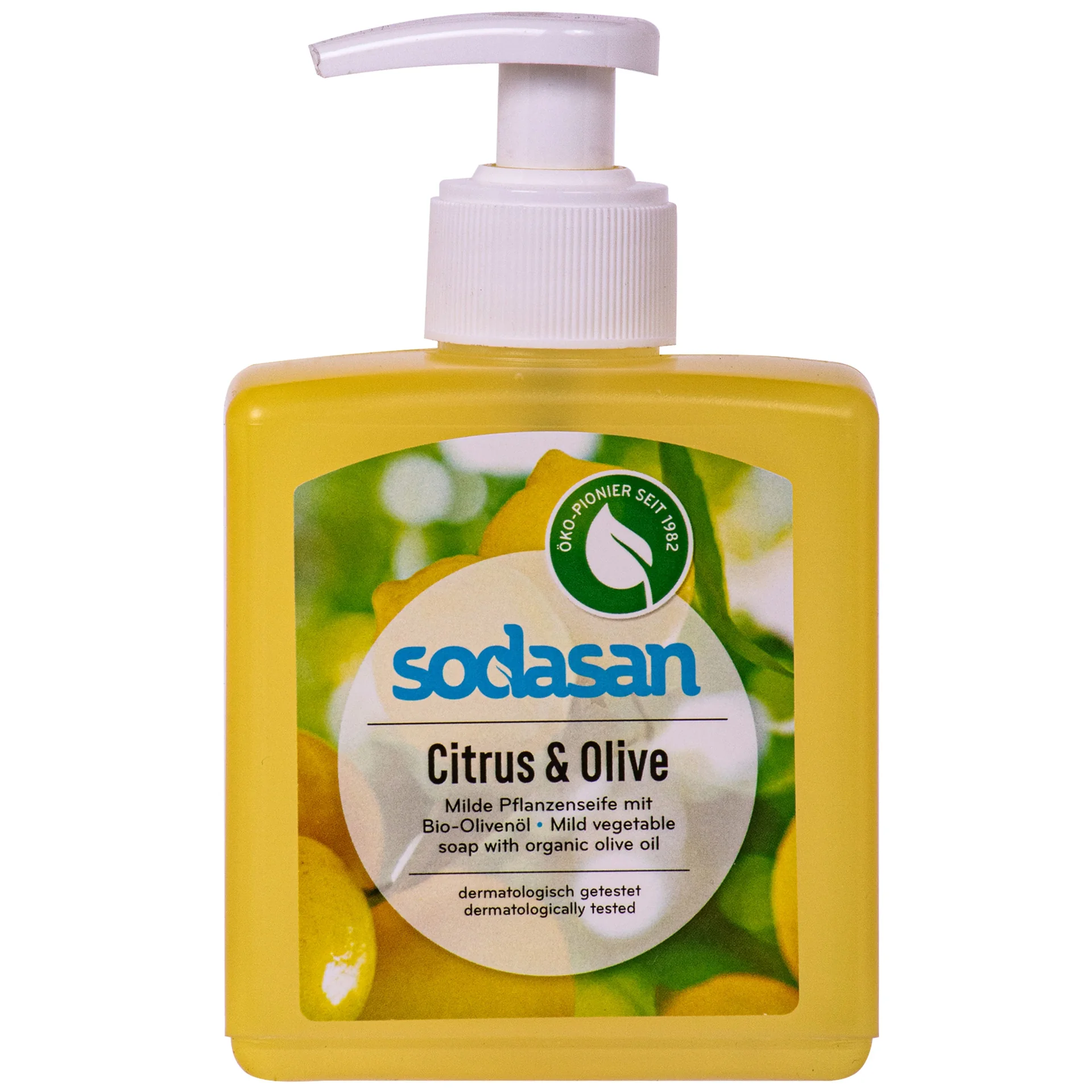 "Savon liquide mains, savon liquide, savon agrumes olive, savon naturel végétal, 300 ml image"