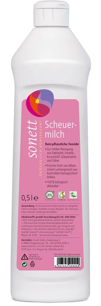 "Crème à récurer, lait à récurer, nettoyant cuisine, nettoyant salle de bain, 500 ml image"