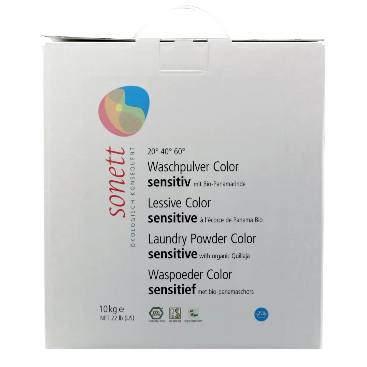 "Lessive en poudre couleur 10kg, lessive sensitive, lessive peau sensible image"