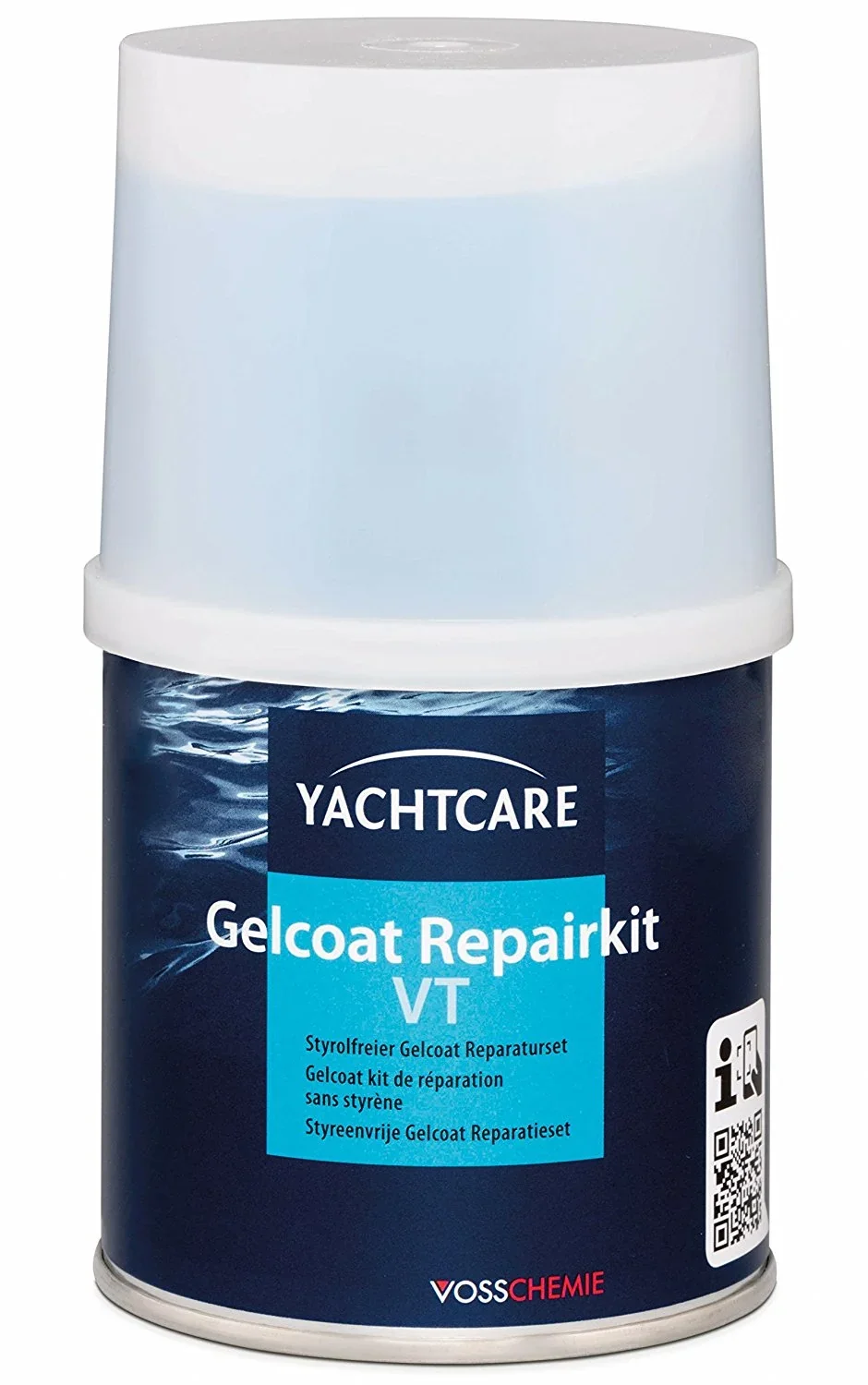 "Kit réparation gelcoat, Gelcoat RAL 9010, Gelcoat blanc pur, 200 g image"