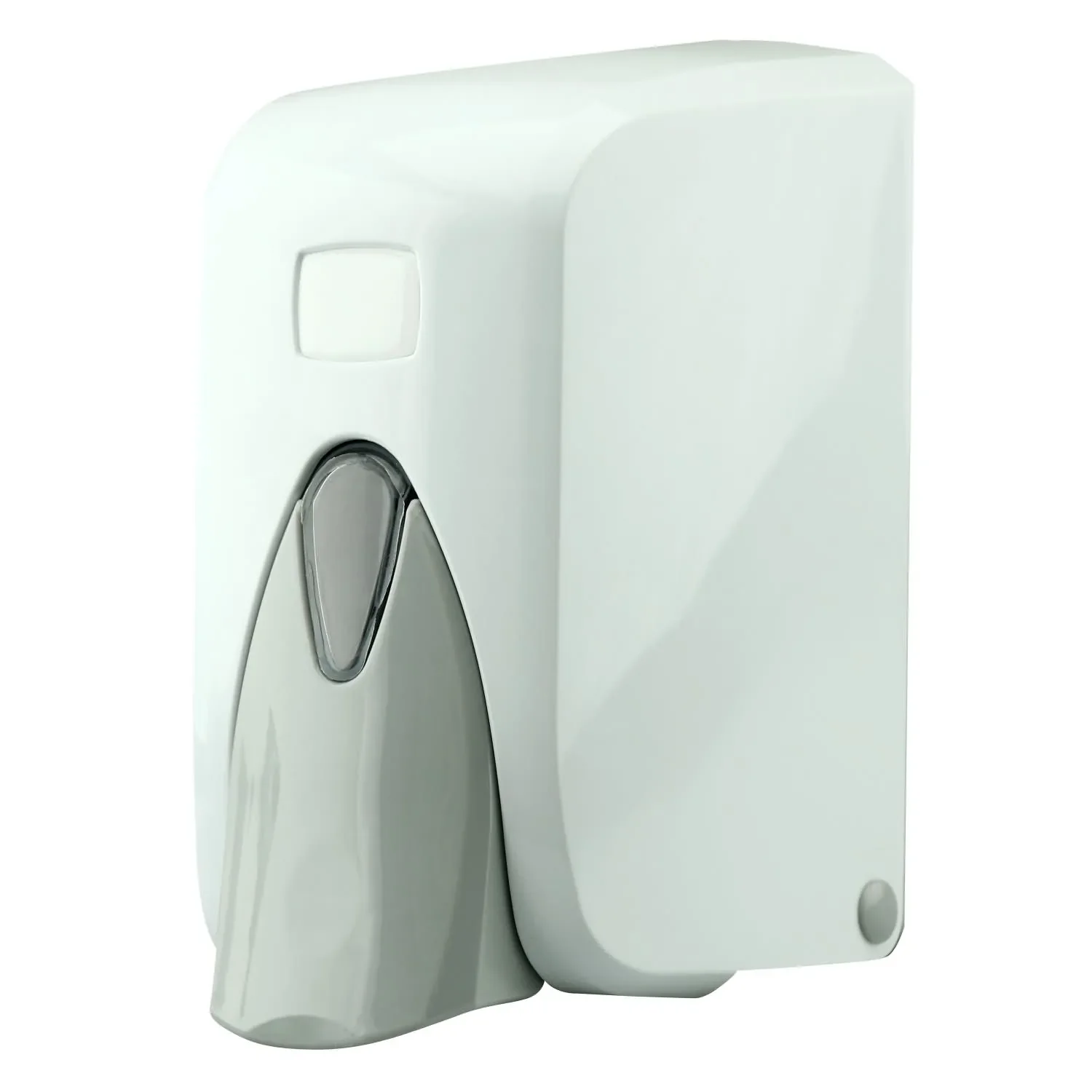 "Distributeur savon 500ml, mural, verrouillable, plastique, blanc image"