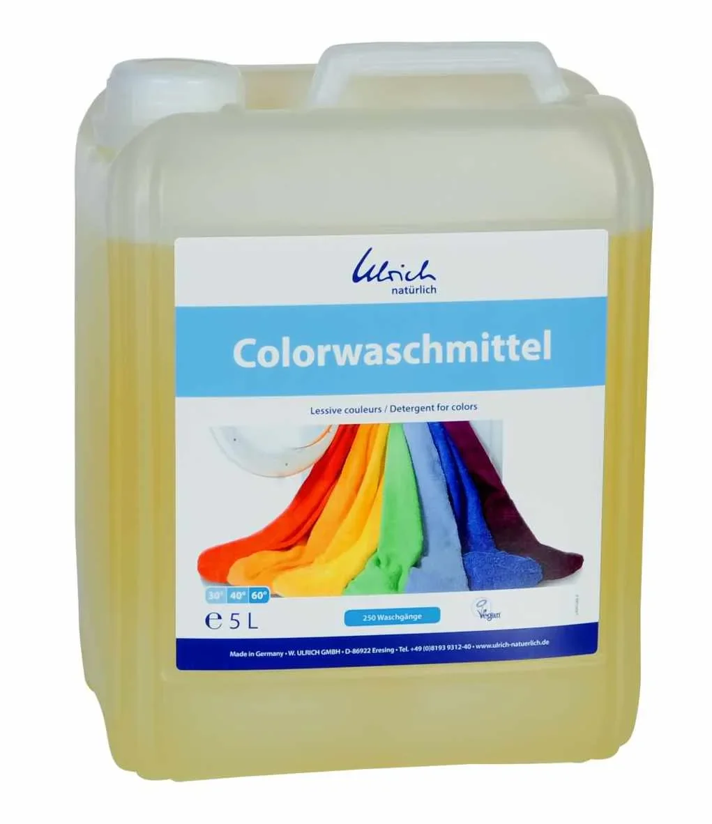 "Lessive couleur 5 litres, liquide écologique, certifiée NCP-vegan image"