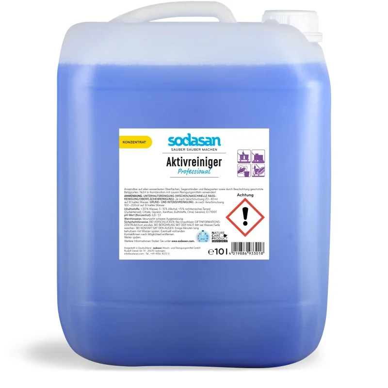 "Nettoyant actif professionnel 10 litres, Nettoyant concentré, Nettoyant multi-usages image"