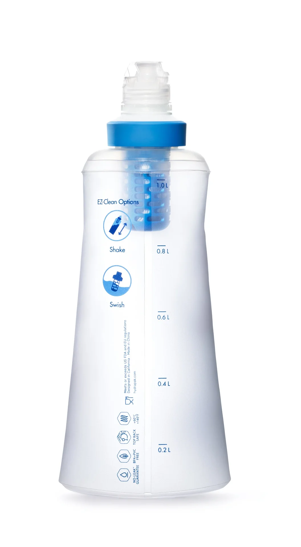"Filtre à eau portable 1.0 Litre, gourde filtrante randonnée, purification eau randonnée image"