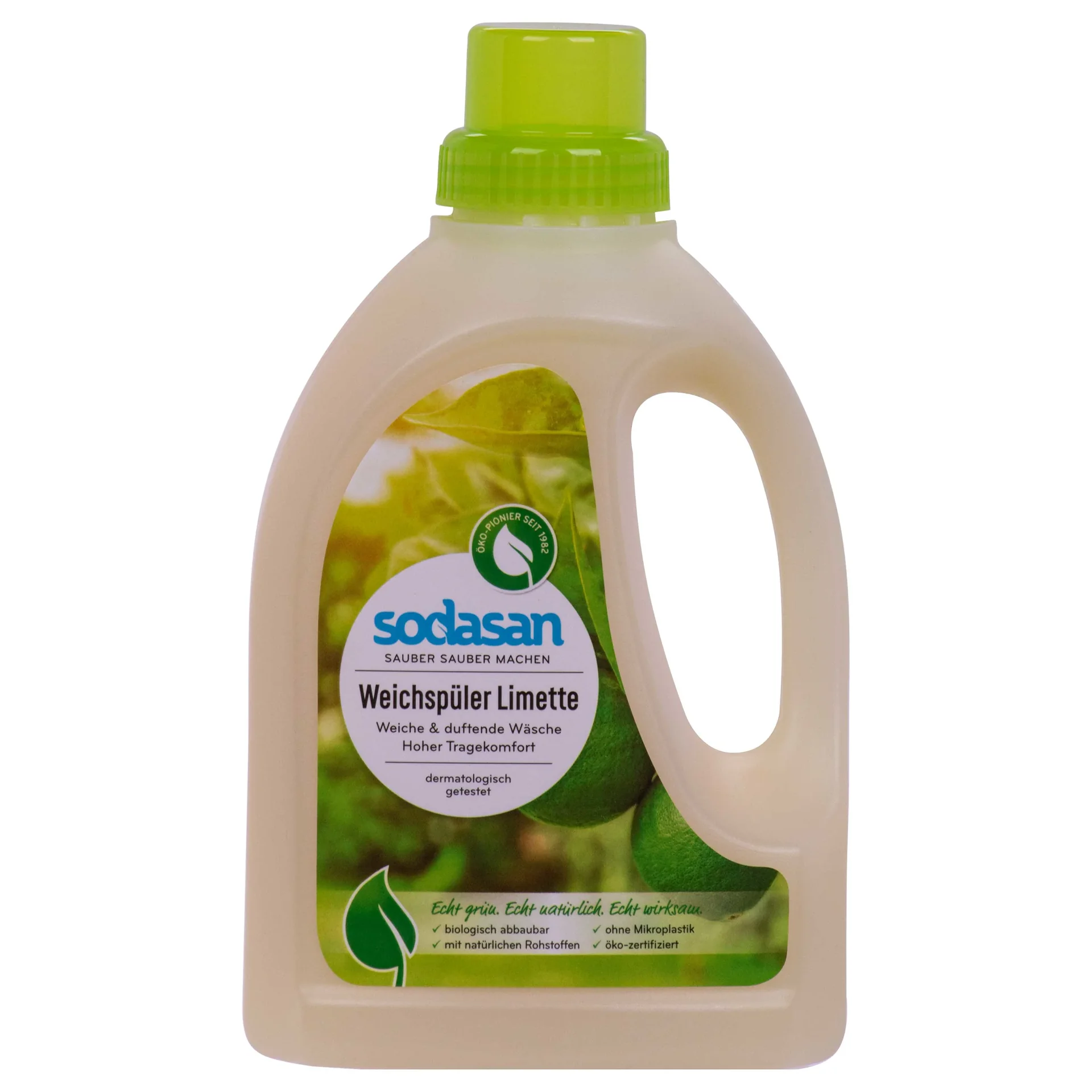 "Adoucissant linge citron vert 750 ml, adoucissant naturel, écologique image"