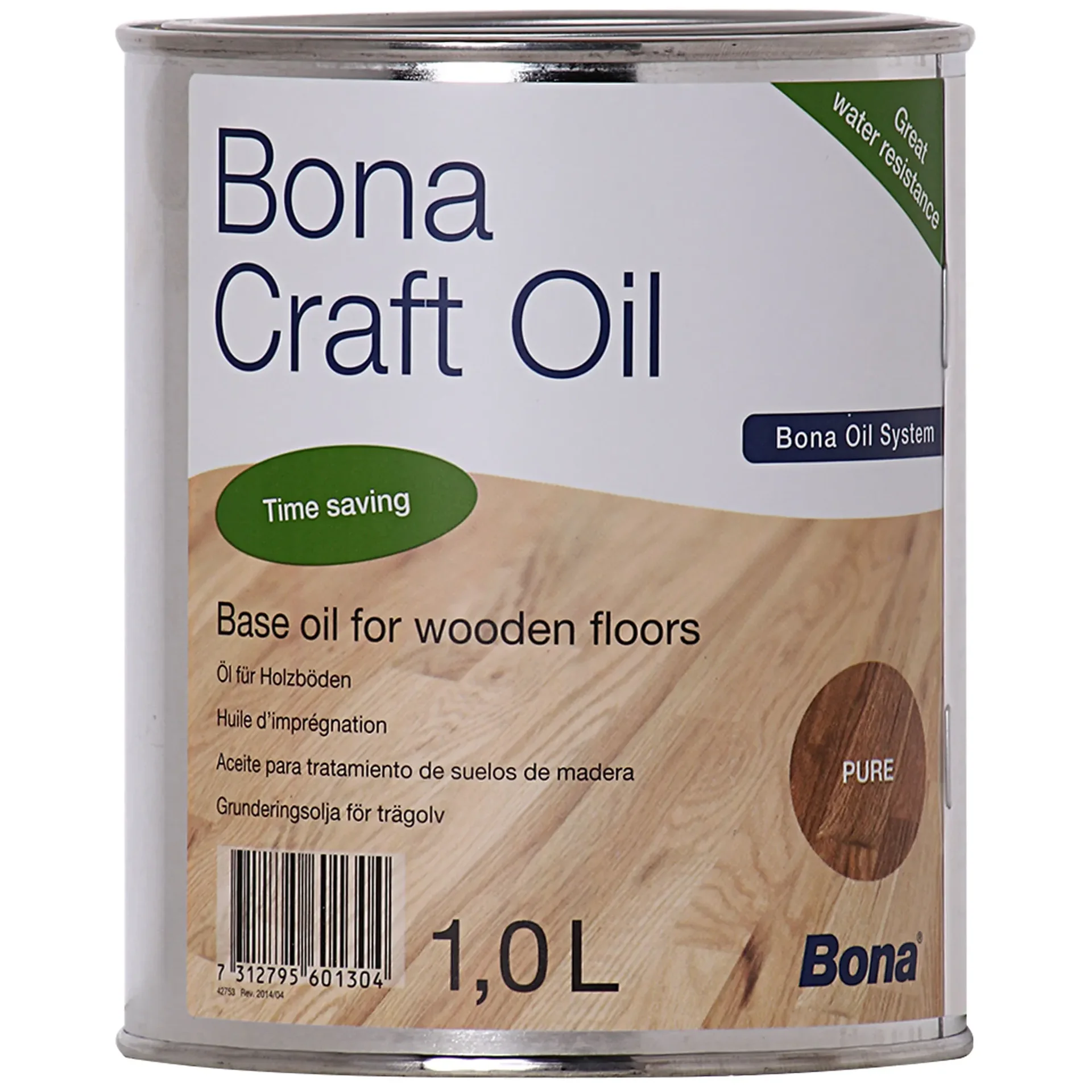"Huile pour bois 1 Litre, neutre, huile de protection bois image"