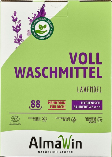 "Lessive en poudre 4,6 kg, lessive écologique, 82 Waschgänge, lessive pour toute la famille image"