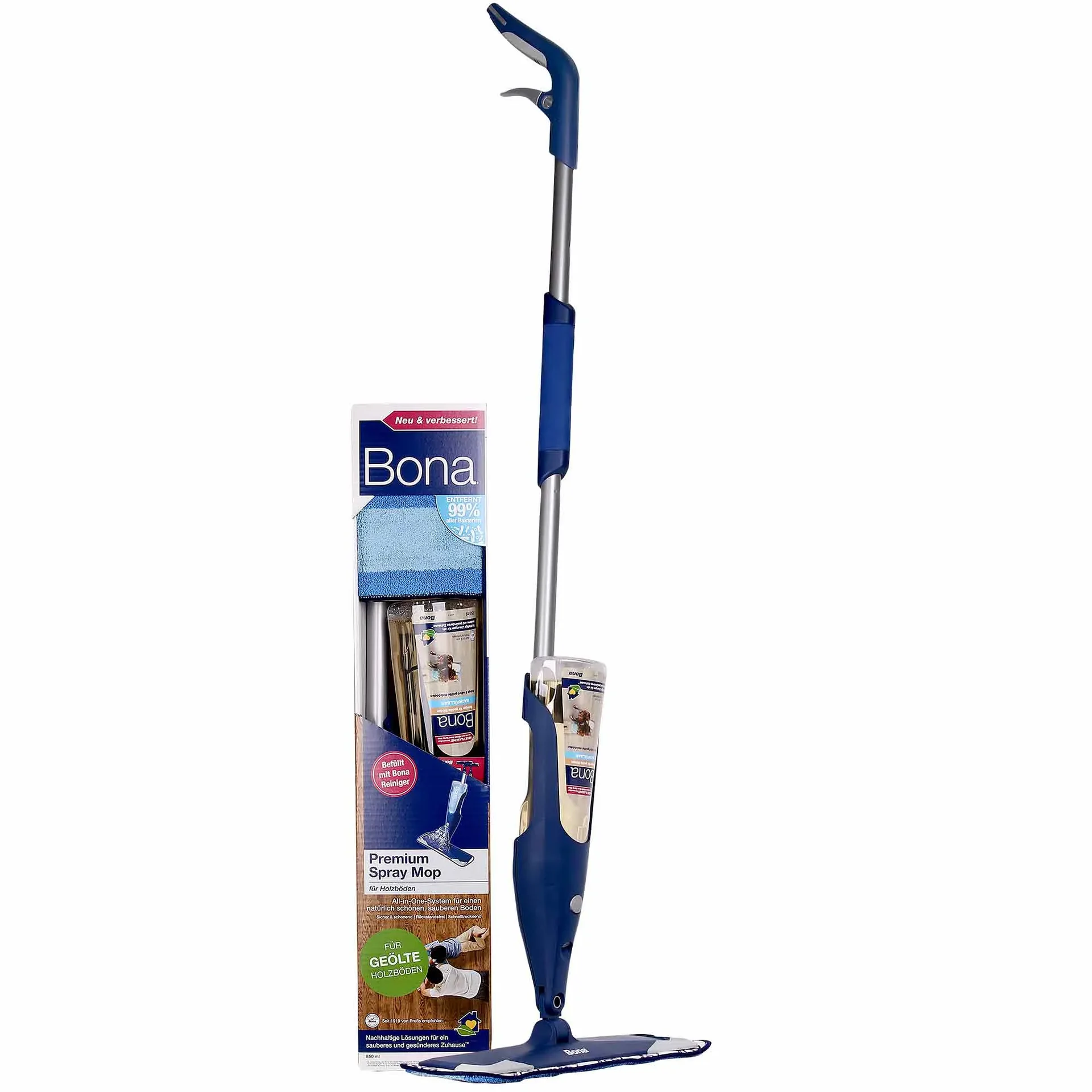 "Nettoyage sols huilés, serpillère spray sols huilés, balai spray, kit nettoyage, sols bois huilés image"