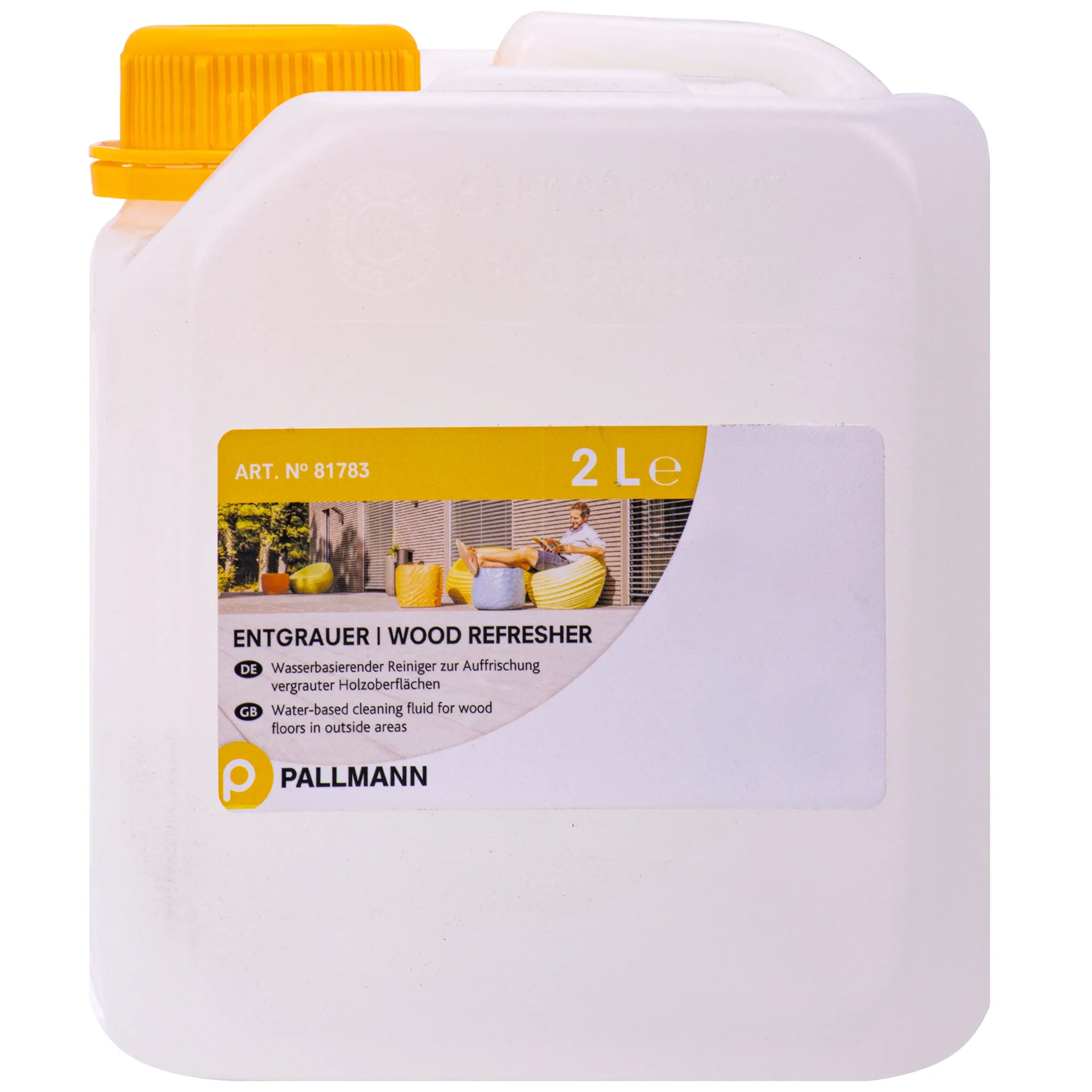 "Nettoyant bois extérieur, dégriseur bois, Pallmann Entgrauer 2 litres, raviveur bois image"