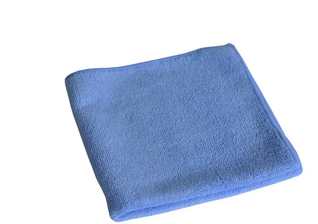 "Chiffon microfibre bleu, 40 x 40 cm, extra forte qualité, lot de 20 pièces image"