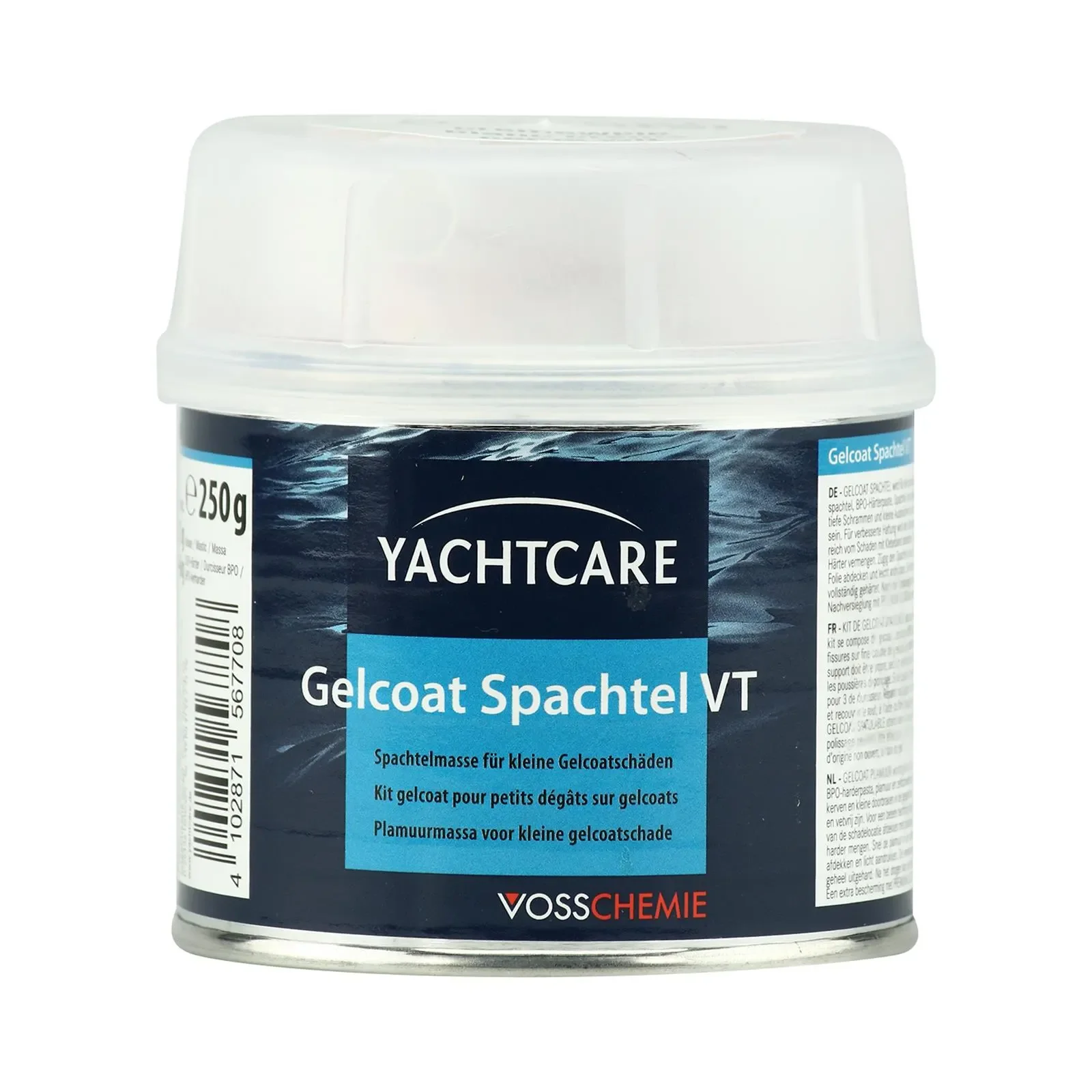 "Mastic gelcoat, Réparation gelcoat, Gelcoat blanc, 250 g, blanc image"