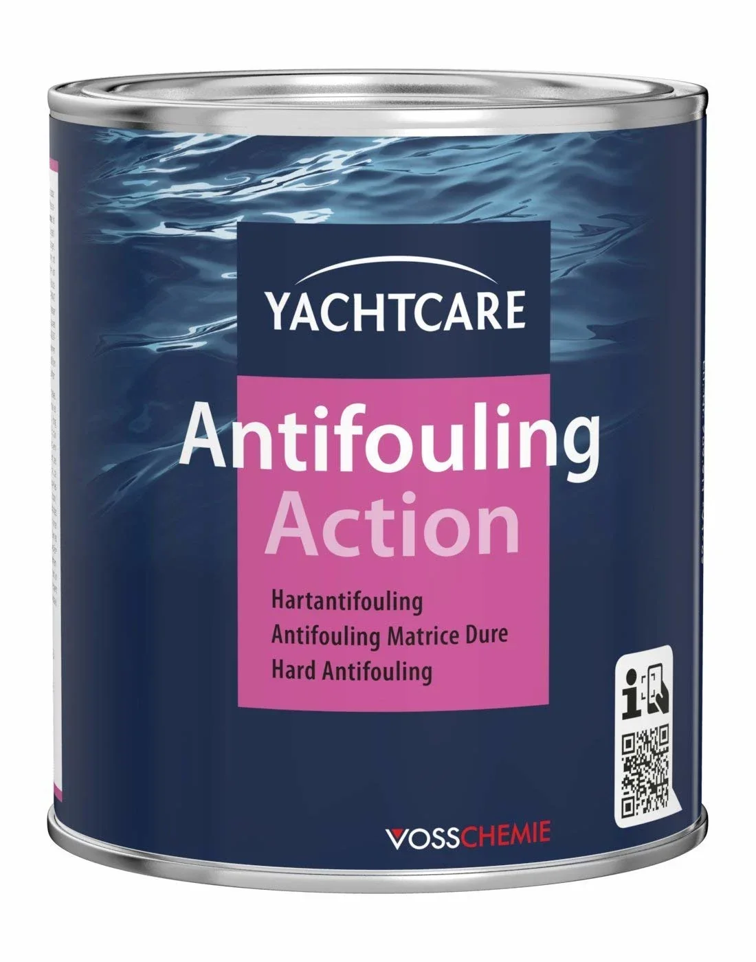 Antifouling bateau, 750 ml, Action Hard AF, blanc cassé (gris glacier), peinture antifouling