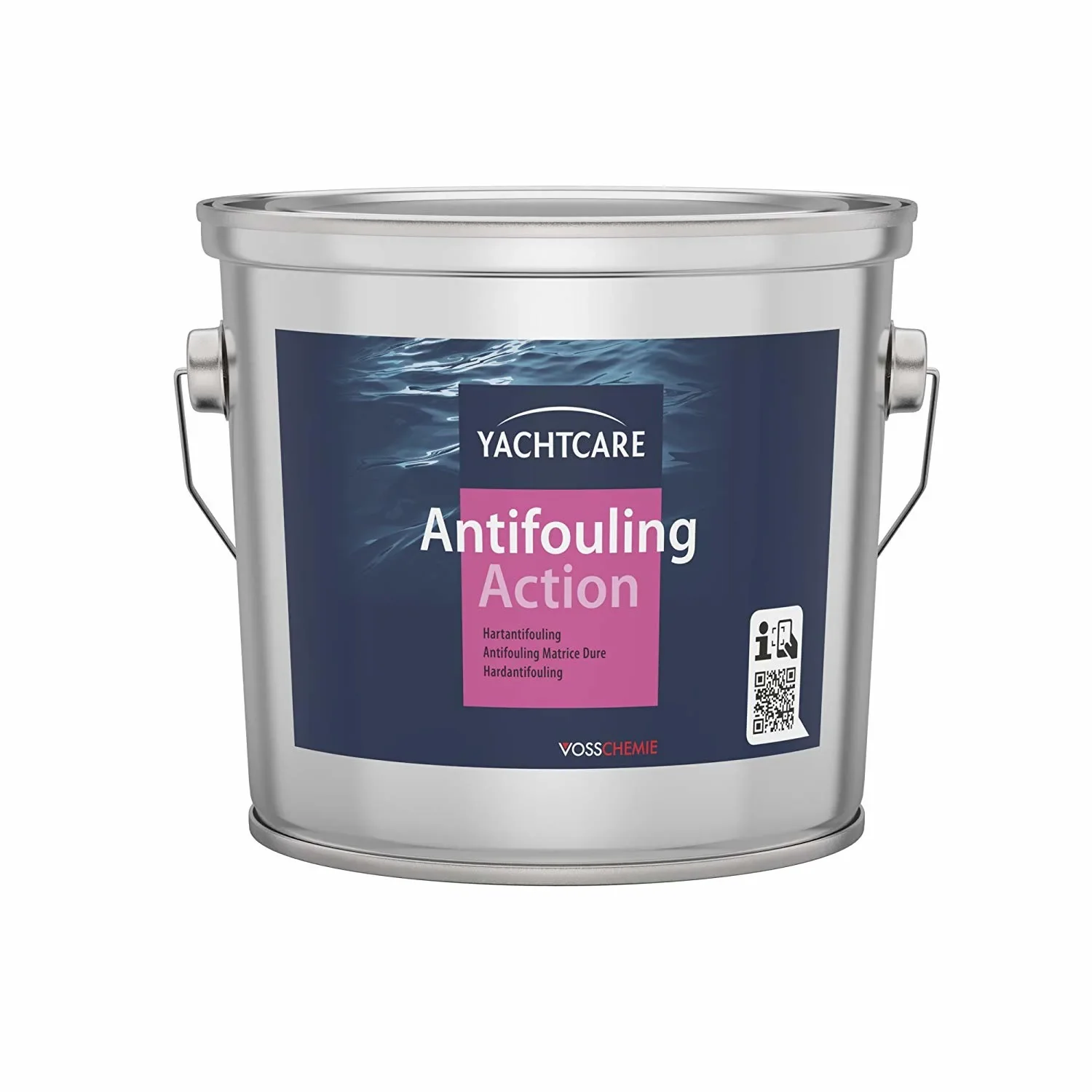 "Antifouling bateau 2,5 litres, Antifouling dur, blanc gris, protection coque image"