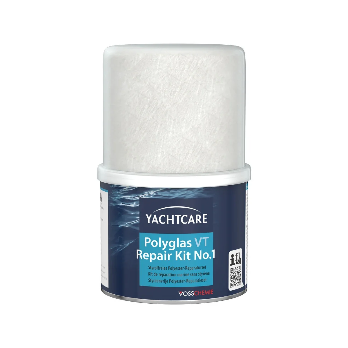 "Kit réparation polyester, Kit réparation bateau, Réparation fibre de verre, Kit No.1/400 g image"