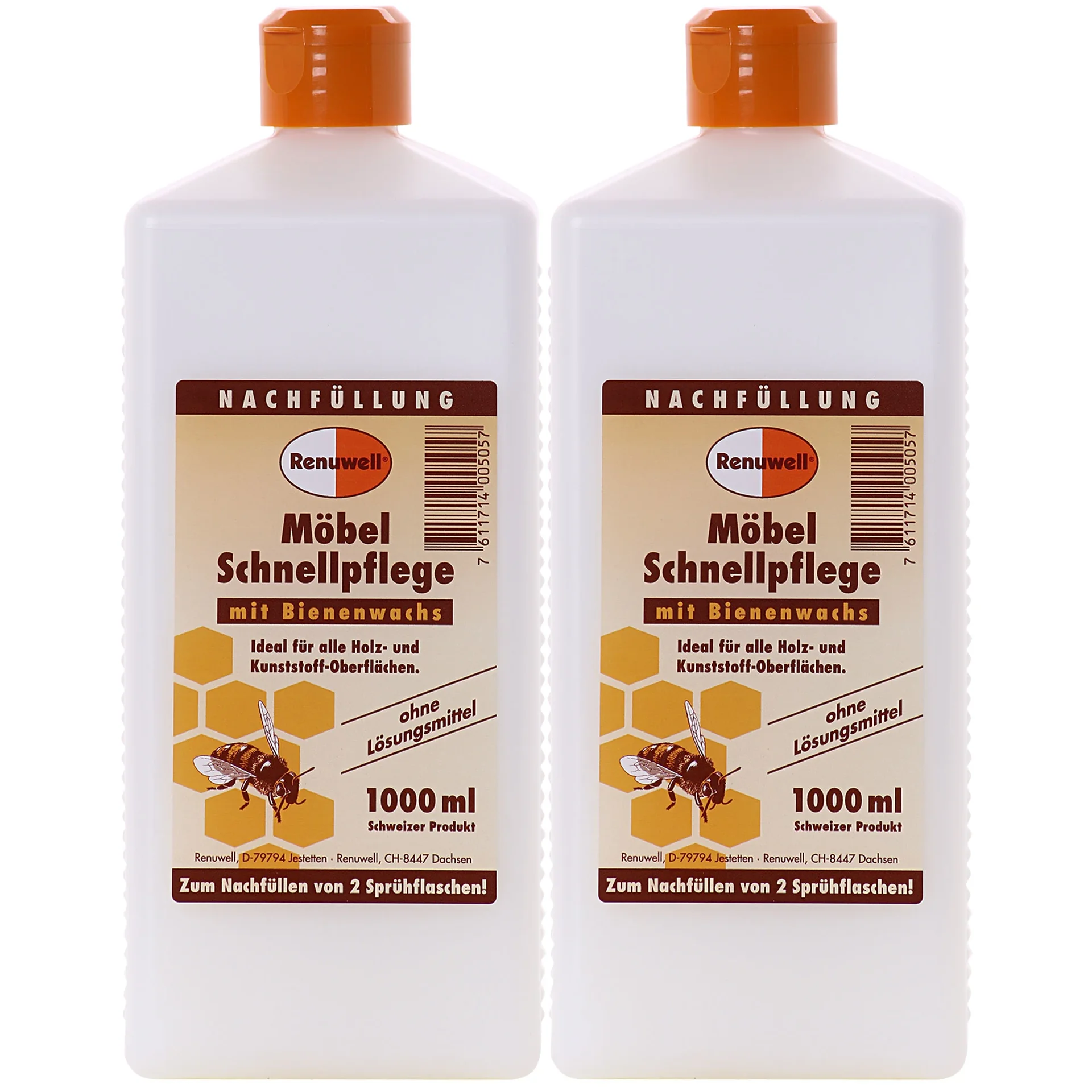 "Nettoyant meubles bois, Entretien meubles bois, 2 Flacons de 1 Litre, Soin meubles bois image"
