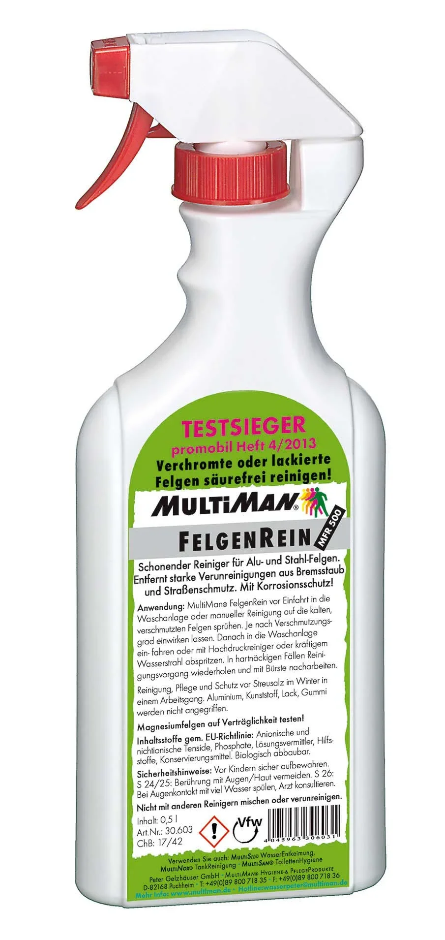 "Nettoyant jantes 500 ml, produit nettoyage jantes, nettoyant jantes puissant image"