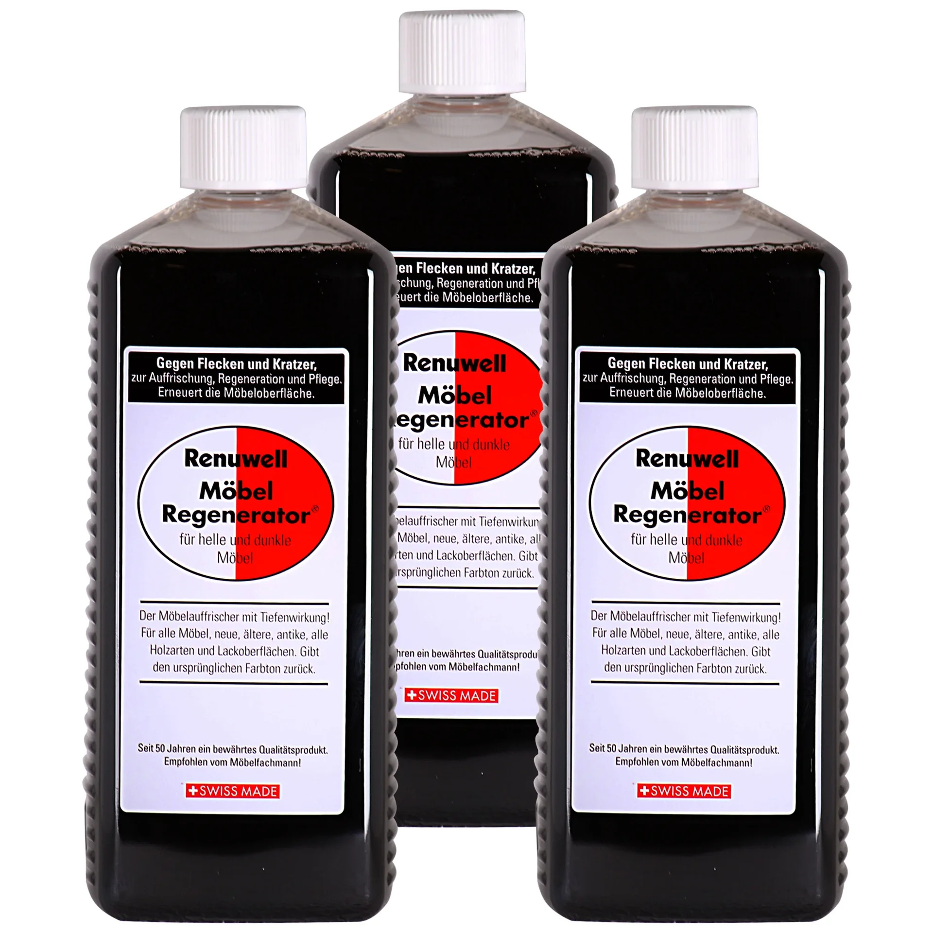 "Rénovateur meubles, Regenerateur meubles, Entretien meubles bois, 1 Litre x 3 Flaschen image"
