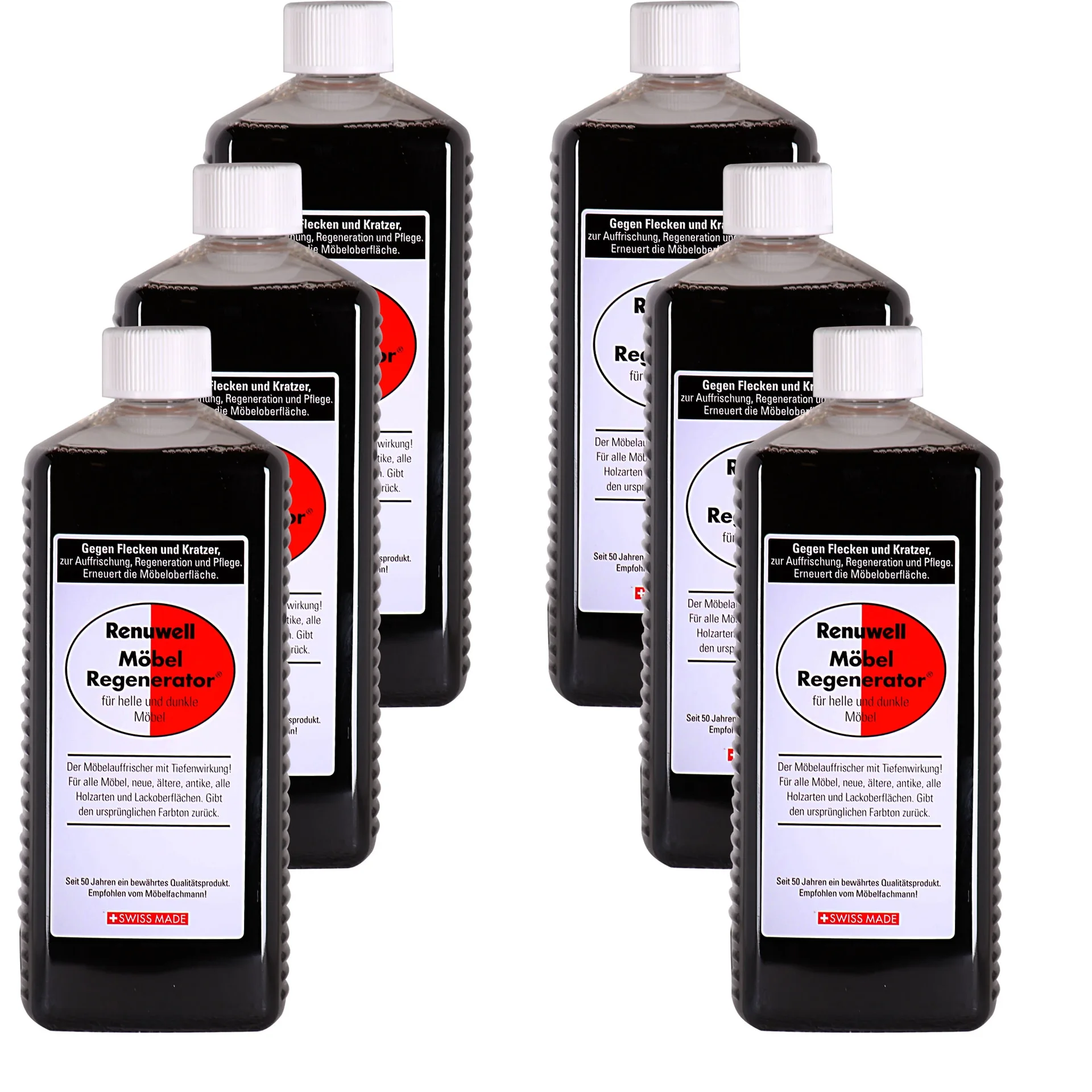 "Rénovateur meubles anciens, Rénovateur meubles bois, Nettoyant meubles bois, 1 Litre x 6 Flaschen image"