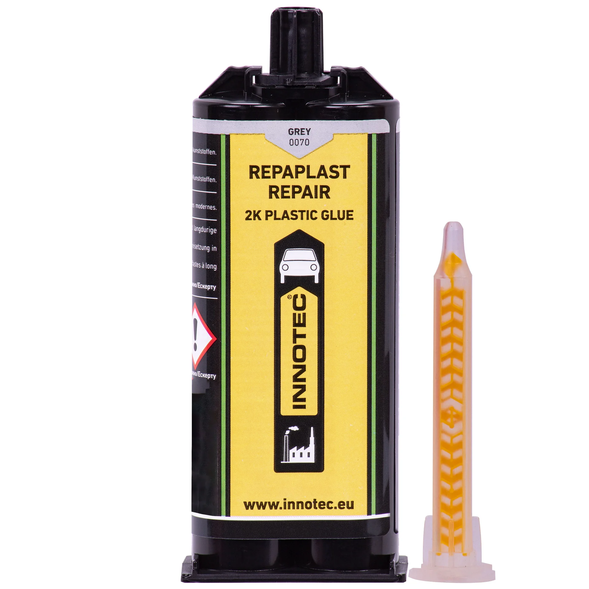 "Réparation plastique, mastic réparation plastique, Repaplast Repair 50 ml, cartouche mastic gris image"