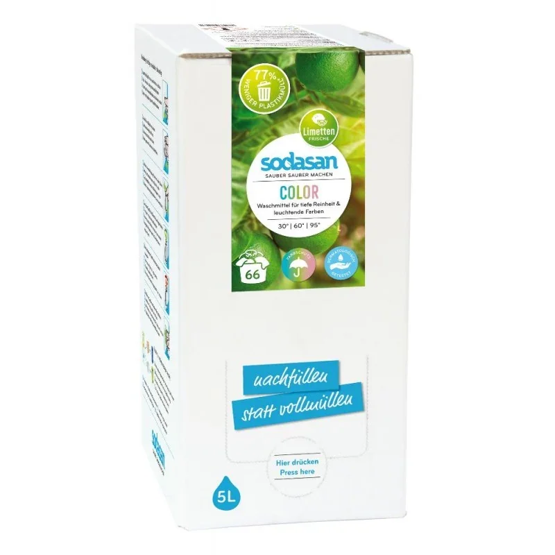 "Lessive liquide couleur 5L, lessive couleur, lessive écologique, agrumes image"