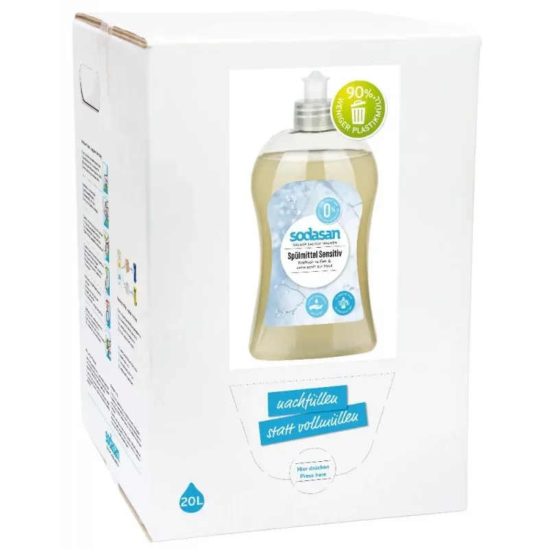 "Liquide vaisselle ecologique 20 litres, liquide vaisselle naturel, peau sensible, gros volume image"