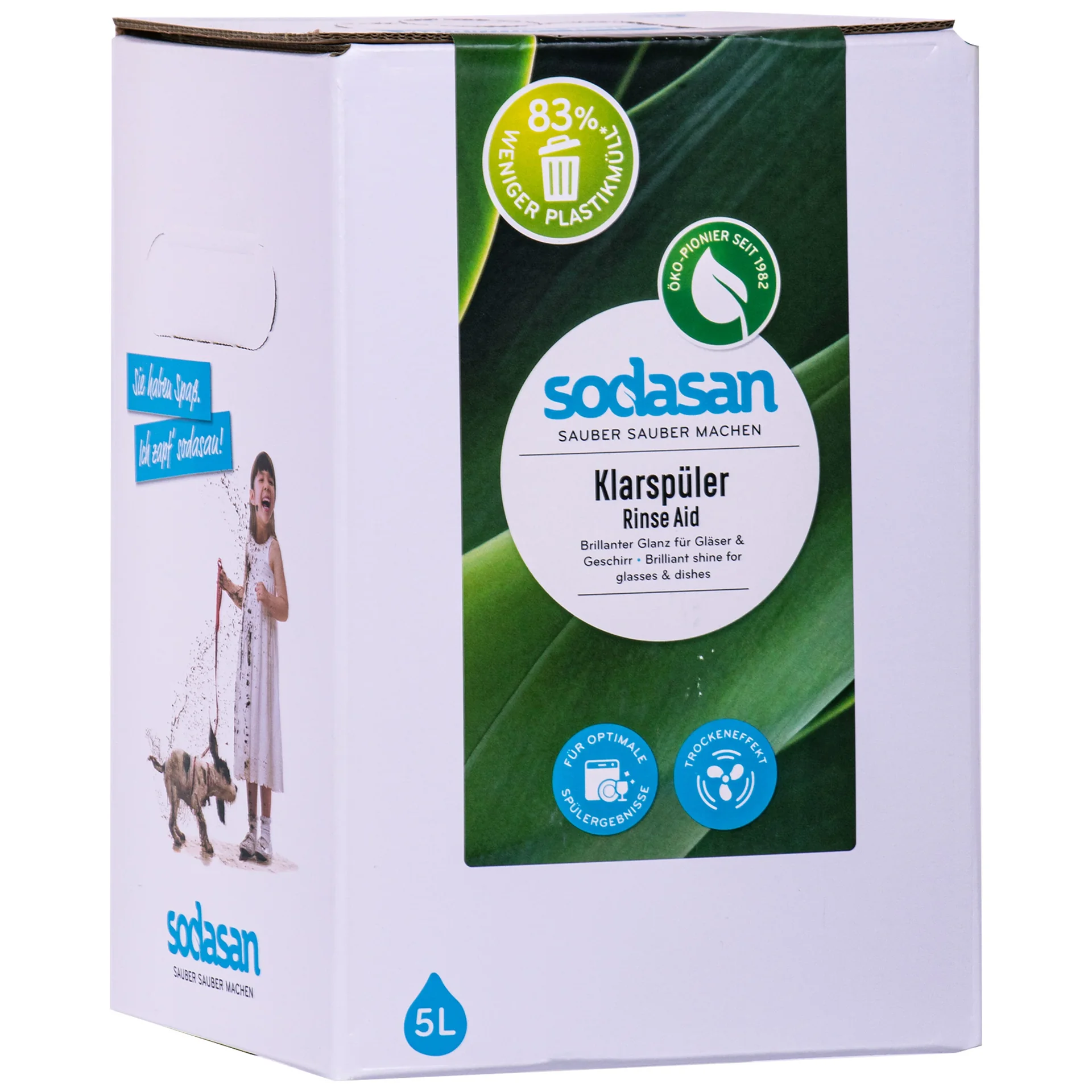 "Liquide de rinçage lave-vaisselle 5 litres, Bag in Box, liquide de rinçage écologique image"