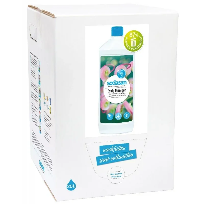 "Vinaigre de nettoyage 20 litres, vinaigre ménager, nettoyant multi usages vinaigre image"