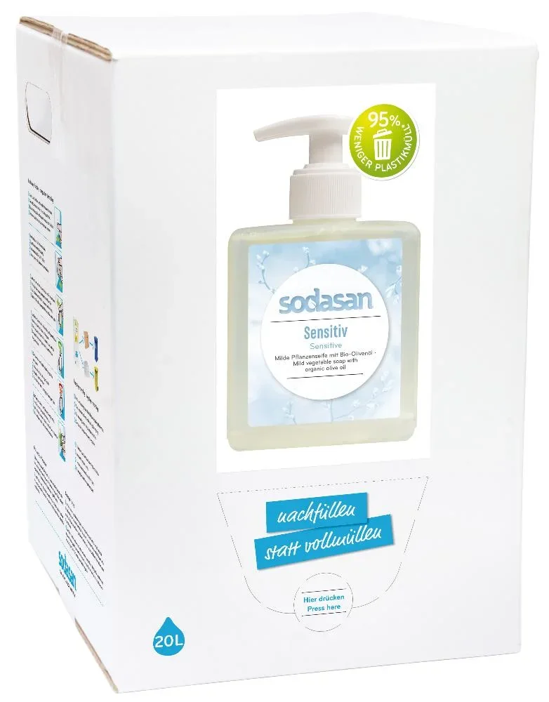"Savon liquide neutre 20 litres, savon liquide sensitive, savon liquide professionnel image"