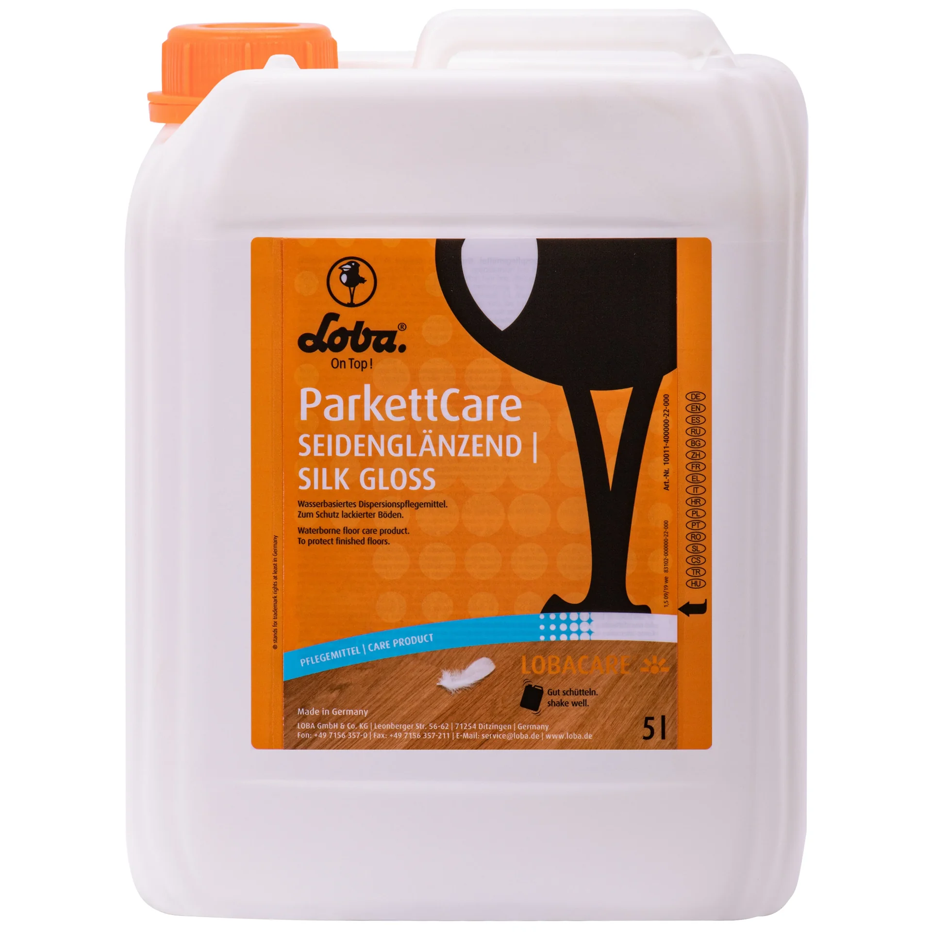 "Entretien parquet 5 Liter, Nettoyant parquet, Finition satinée image"
