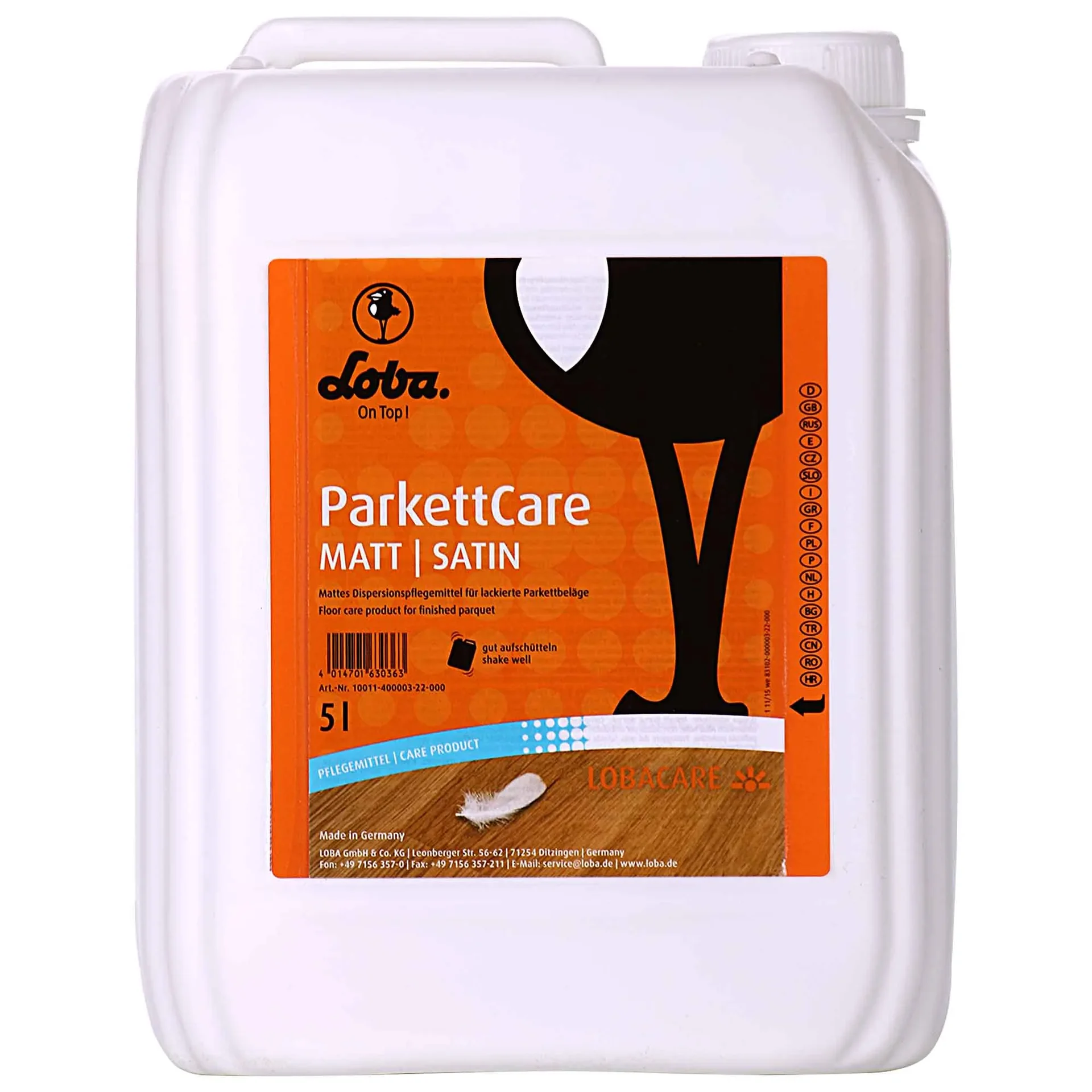 "Entretien parquet mat 5 Liter, protection parquet mat, nettoyage parquet mat image"