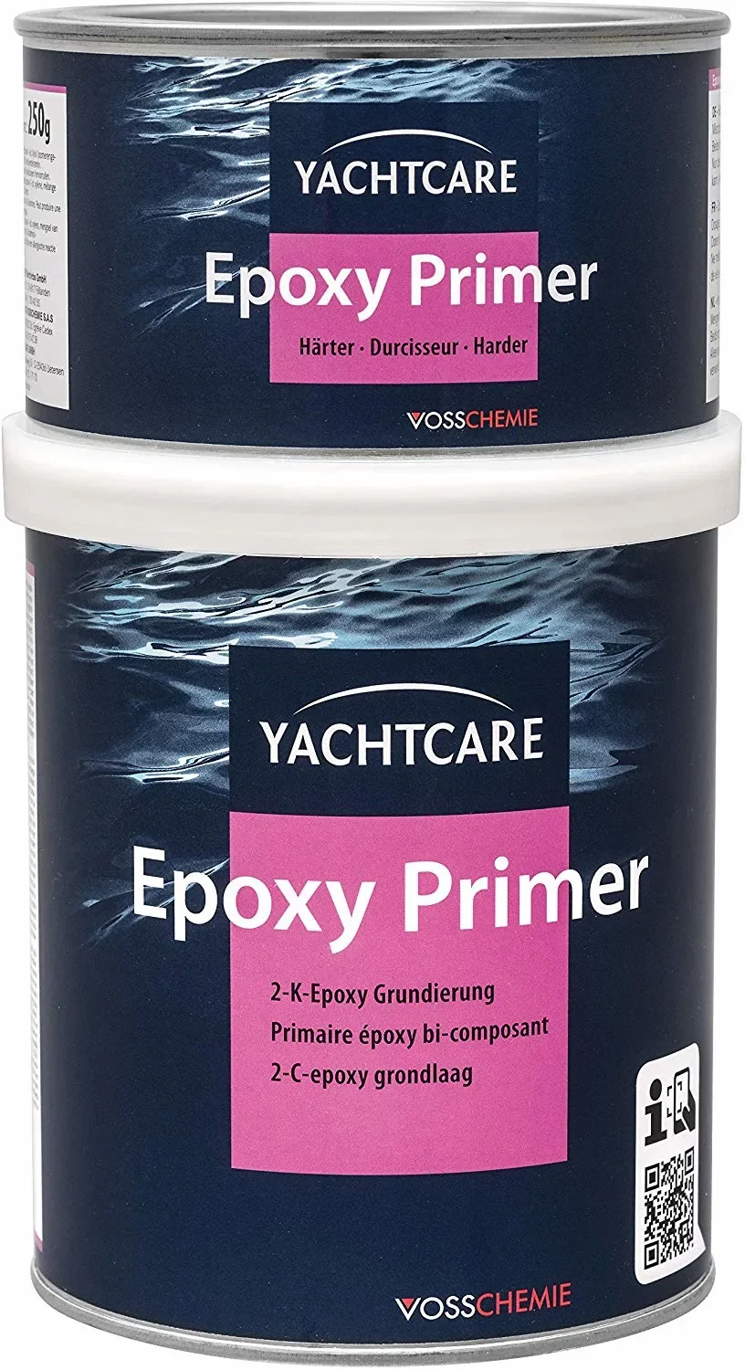 "Primaire époxy bateau, 750 ml, primaire antifouling blanc 2K image"